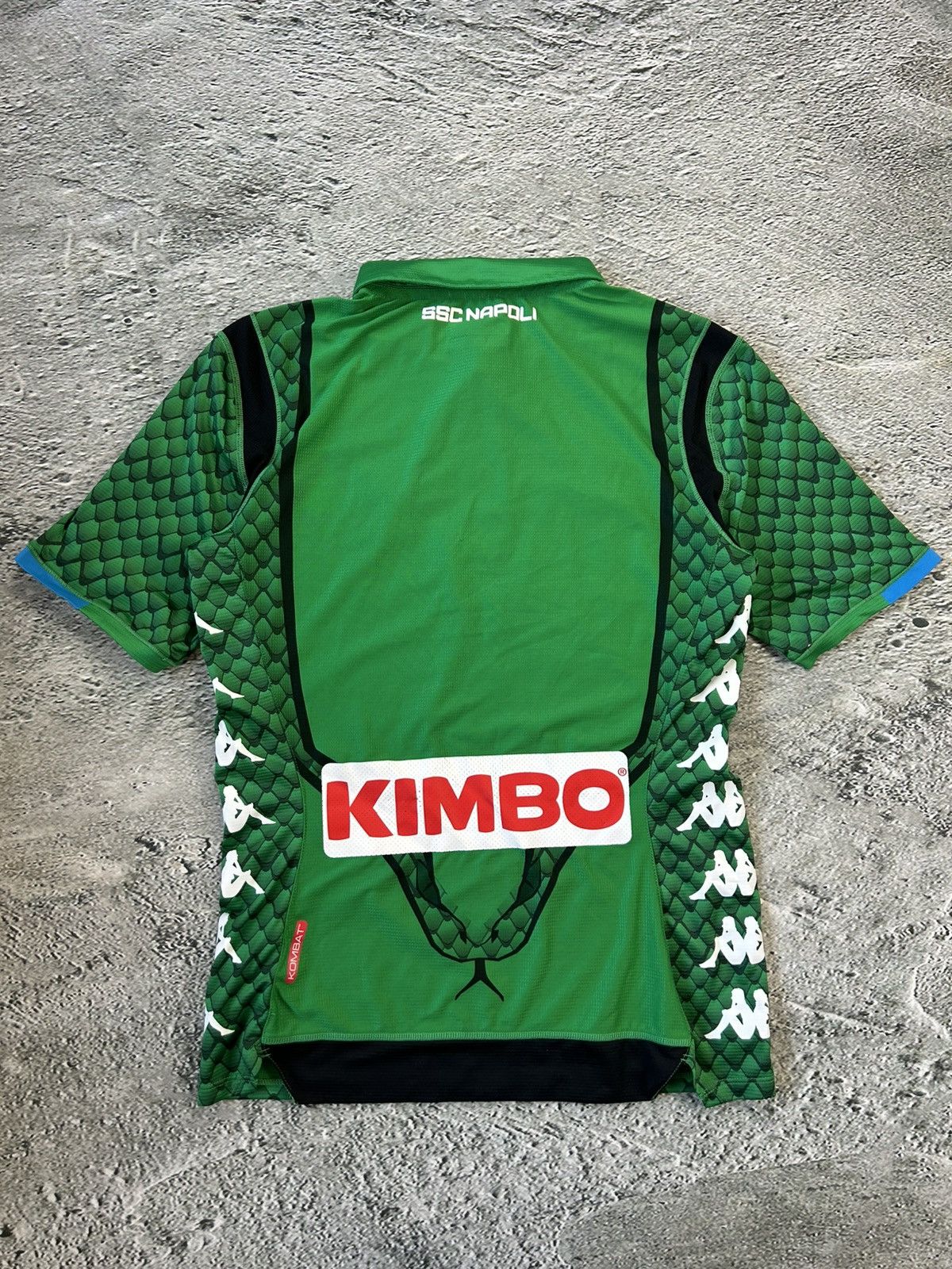 Kappa Napoli Kappa Jersey Goalkeeper green snake rare 2018 19 Size US M / EU 48-50 / 2 - 8 Thumbnail