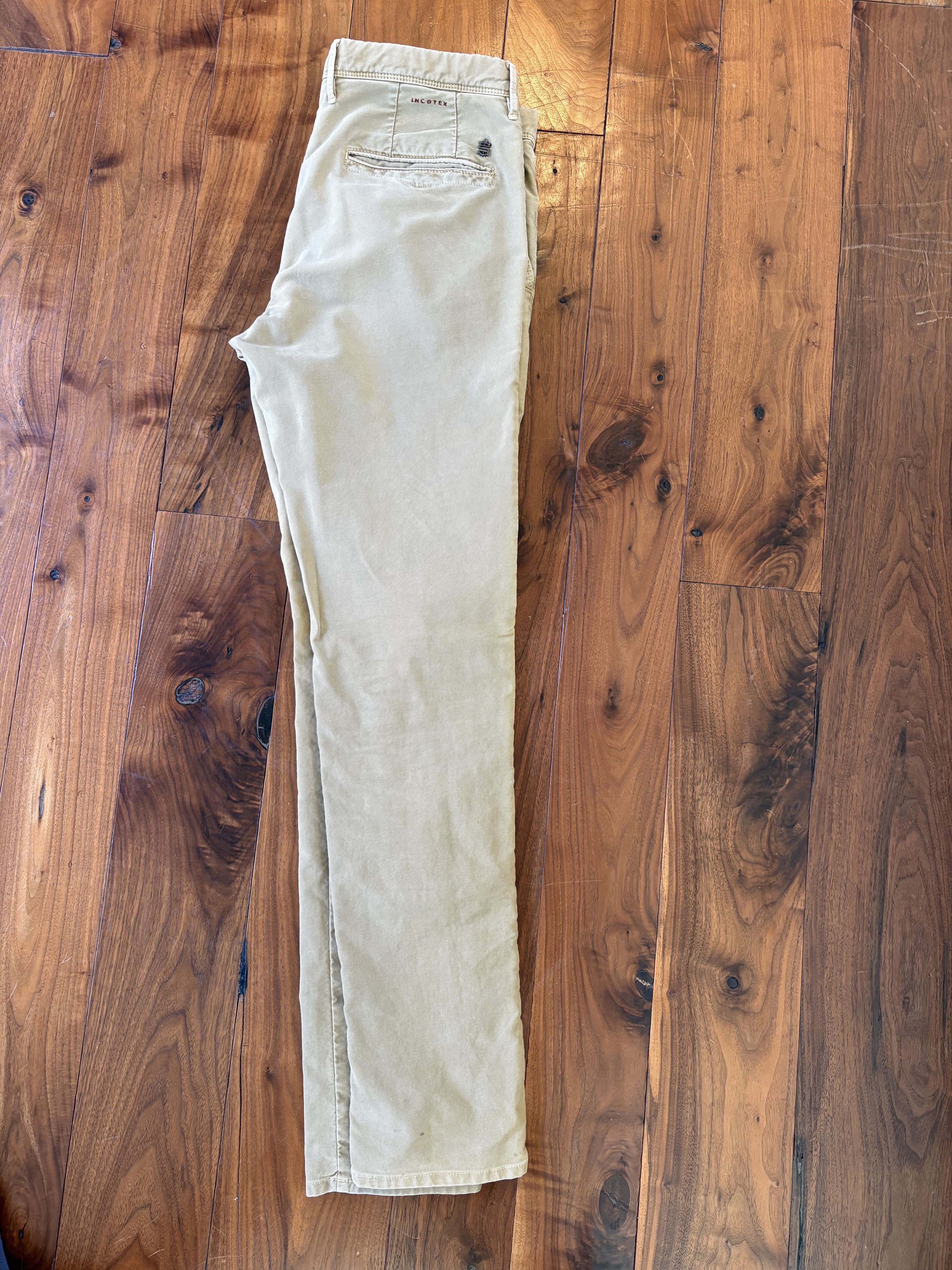 Incotex Incotex Khaki Slim Slacks 33 Size US 33 - 2 Thumbnail