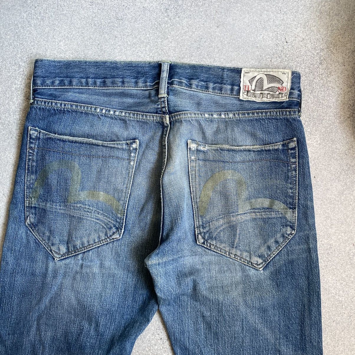 Evisu × Puma Vintage y2k Baggy Evisu Puma Jeans Faded Size US 32 / EU 48 - 4 Thumbnail