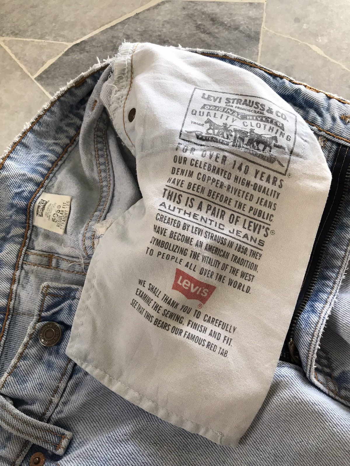 Levi's Vintage Levi’s 505 Jeans Custom Made Like CDG Size US 32 / EU 48 - 5 Thumbnail
