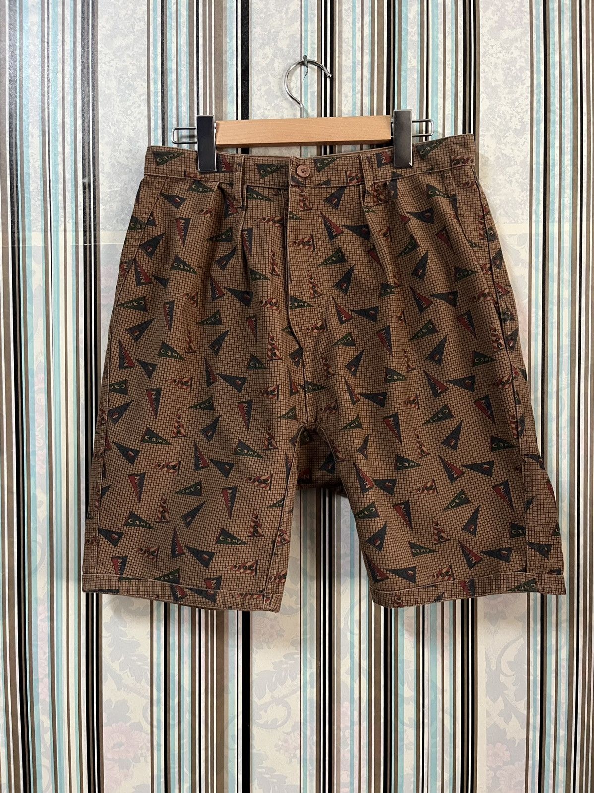 Ne-Net 2000s ISSEY MIYAKE flag camp reversible #F2 Size US 28 / EU 44 - 1 Thumbnail