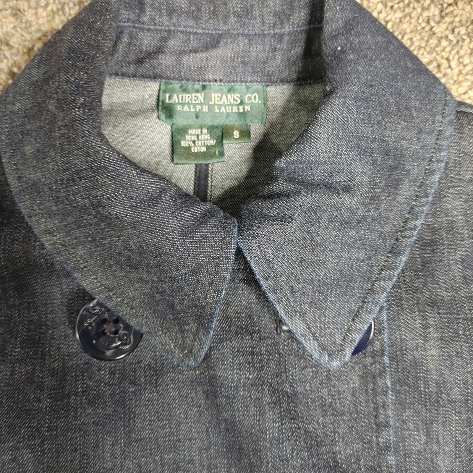 Lauren Ralph Lauren Lauren Jeans Co Ralph Lauren Jean Jacket double breast small Size S / US 4 / IT 40 - 2 Thumbnail