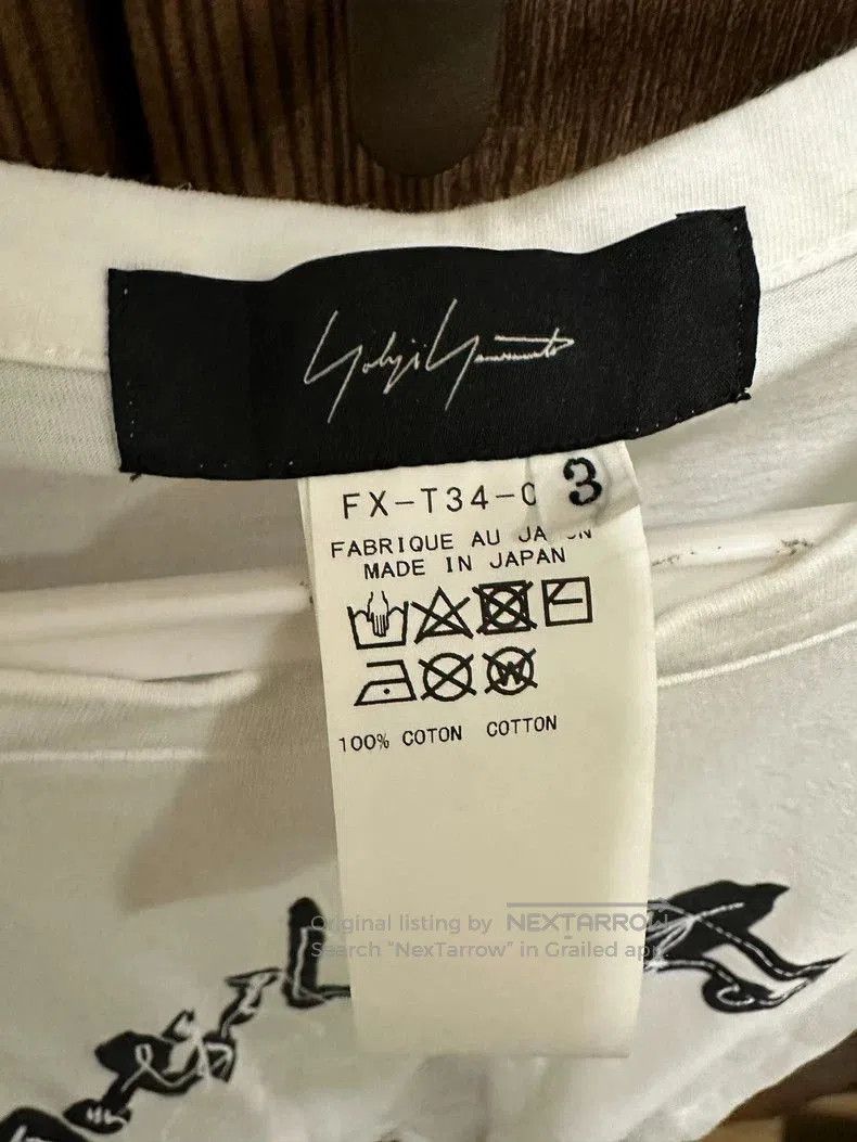 Yohji Yamamoto Yohji Yamamoto Oversize Logo T-shirt. Size US M / EU 48-50 / 2 - 2 Thumbnail