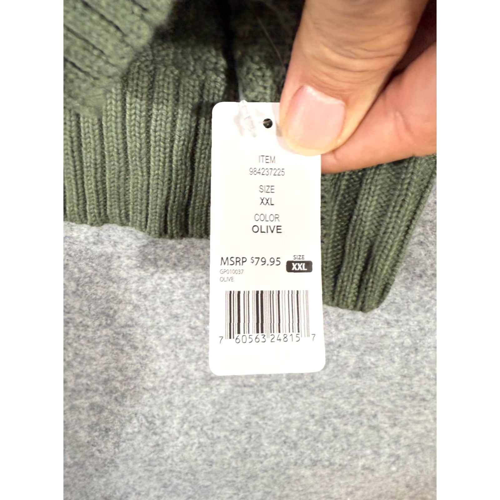 Gap Gap Open Front Cardigan Sweater Womens 2XL Olive Green Long Sleeve Pockets NWT Size XXL / US 16-18 / IT 52-54 - 6 Thumbnail