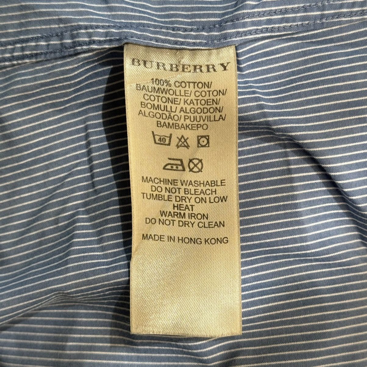 Burberry 2000’s Burberry Striped Pocket shirt logo Size US XXL / EU 58 / 5 - 13 Thumbnail