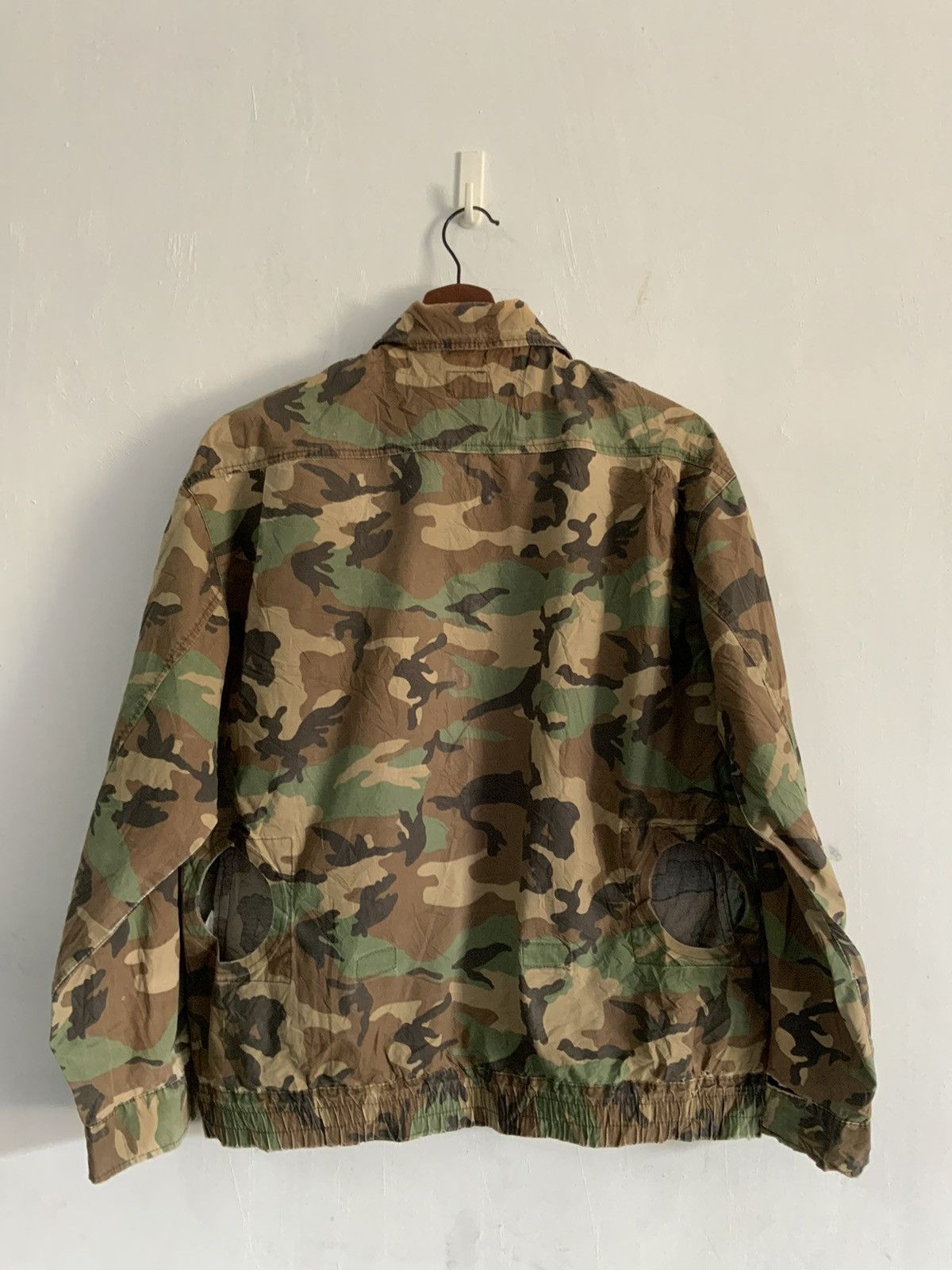 Japanese Brand Camouflage Woodland Tactical Bondage Military Jacket Size US L / EU 52-54 / 3 - 2 Thumbnail