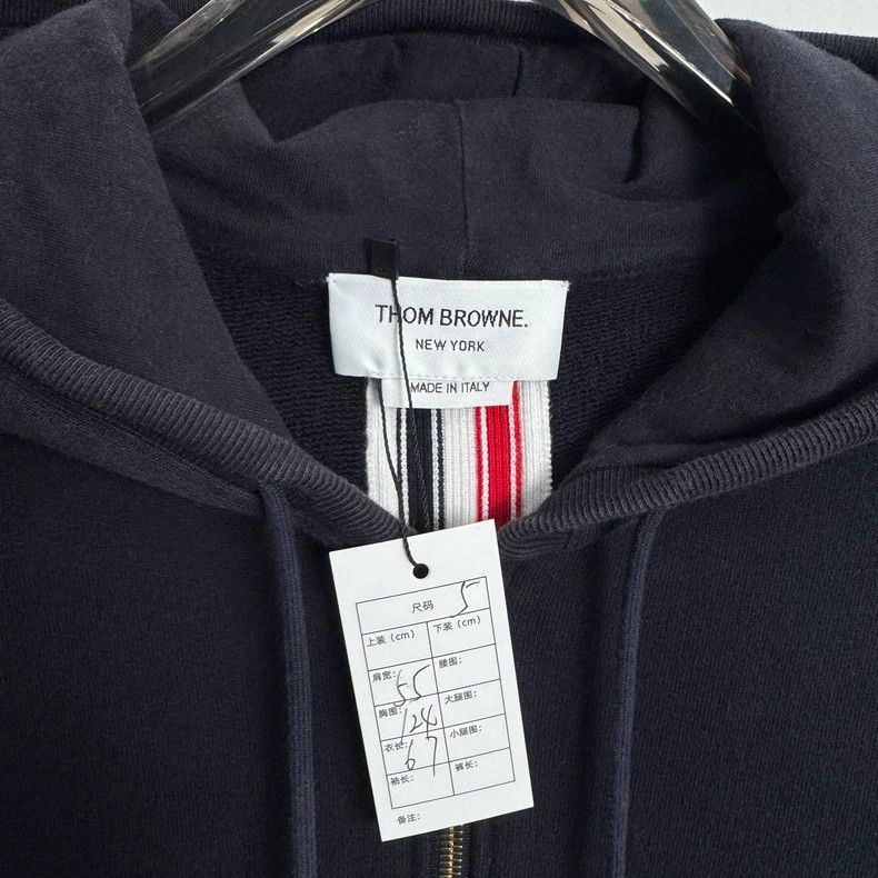 Thom Browne Thom Browne Blue and green hoodie Size US XXL / EU 58 / 5 - 2 Thumbnail