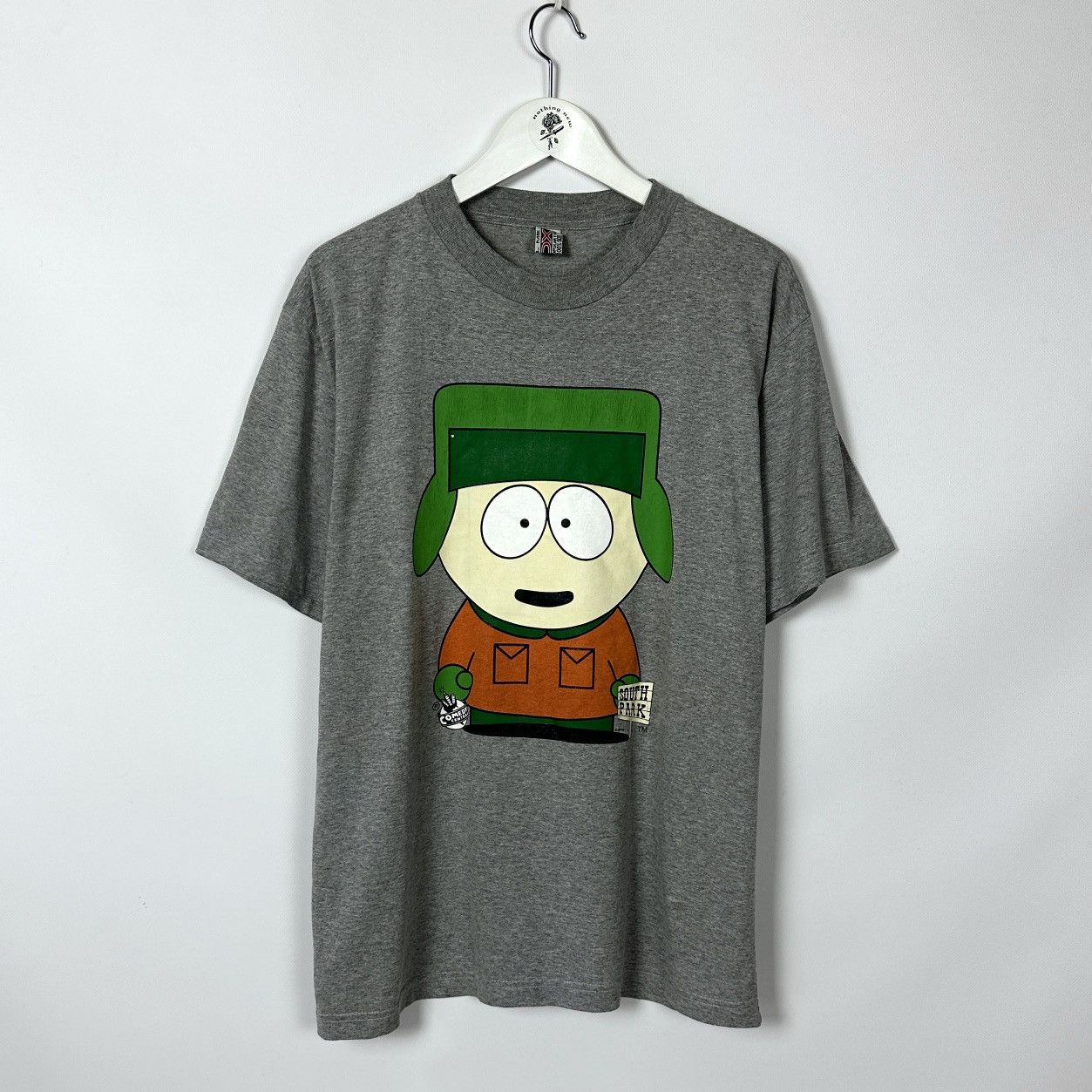 Vintage Vintage 90s South Park Kyle Broflovski tee Humor Cartoon y2k Size US L / EU 52-54 / 3 - 1 Thumbnail