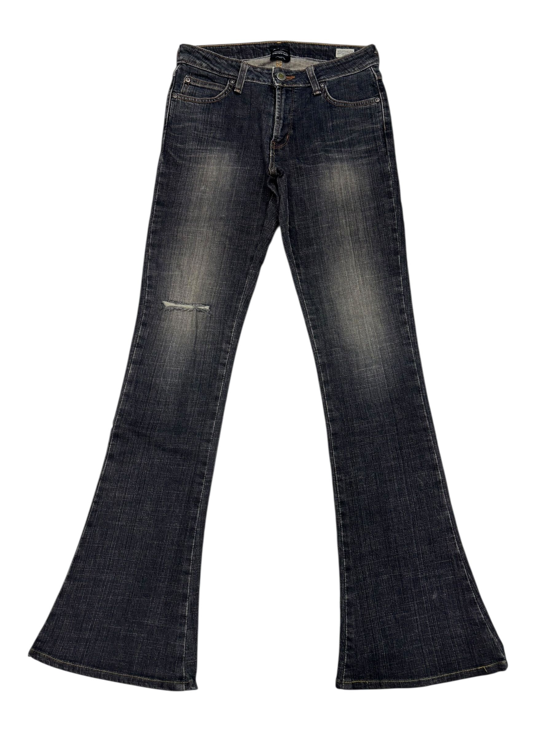 Edwin 💥 VIENUS JEANS EDWIN FLARED BOOTCUT DISTRESS DENIM JEANS Size 26" / US 2 / IT 38 - 7 Thumbnail