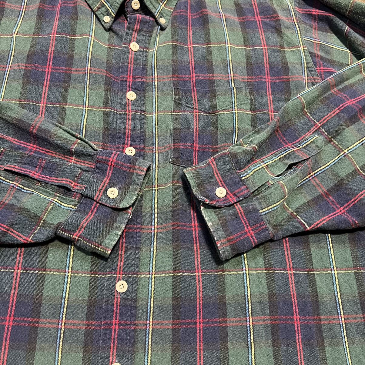 L.L. Bean Vintage LL Bean Plaid Flannel Shirt Button Up Outdoor Hiking Size US XL / EU 56 / 4 - 5 Thumbnail