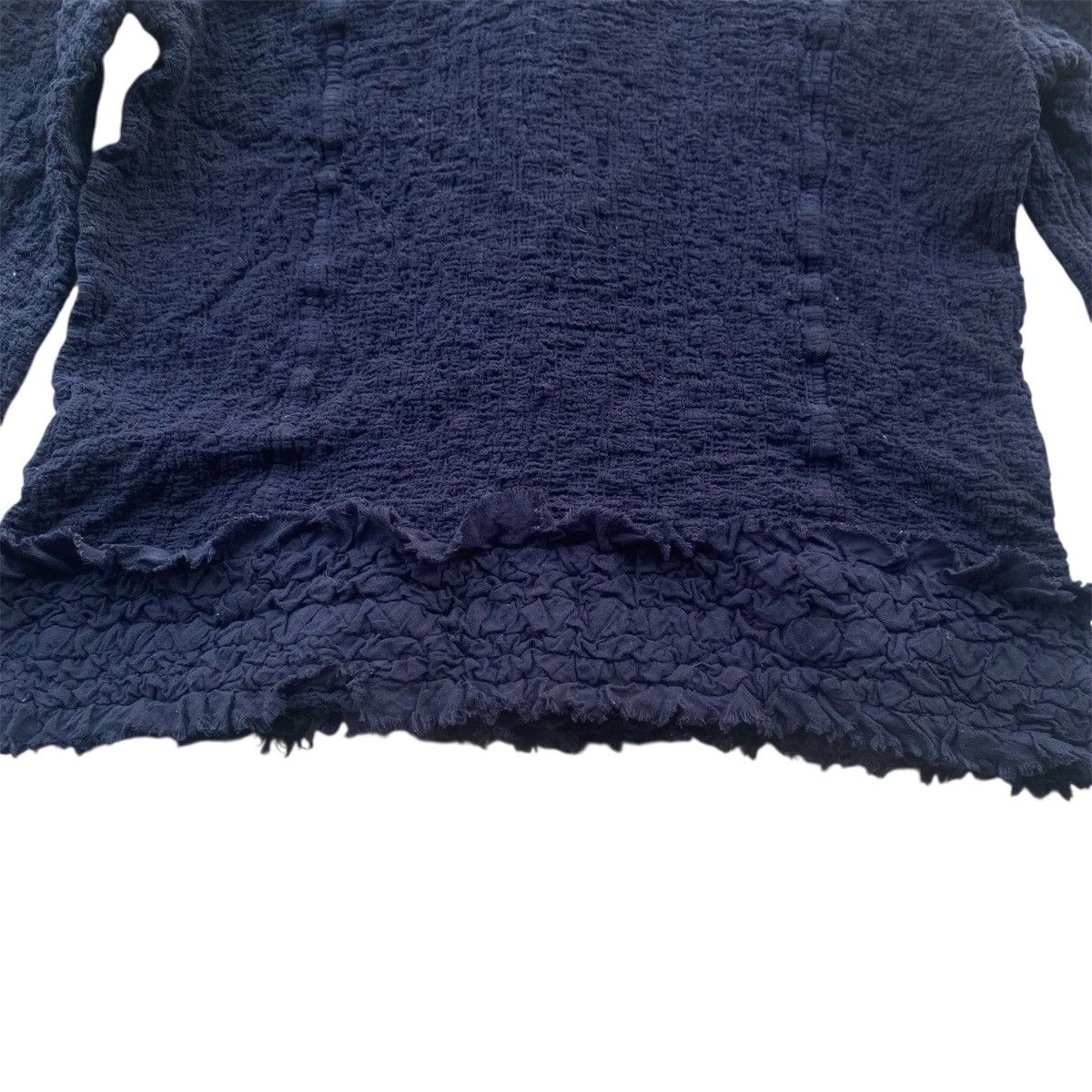 Issey Miyake ‼️LAST DROP‼️Issey Miyake ME Wrinkle Cauliflower Indigo Jacket Size S / US 4 / IT 40 - 7 Thumbnail