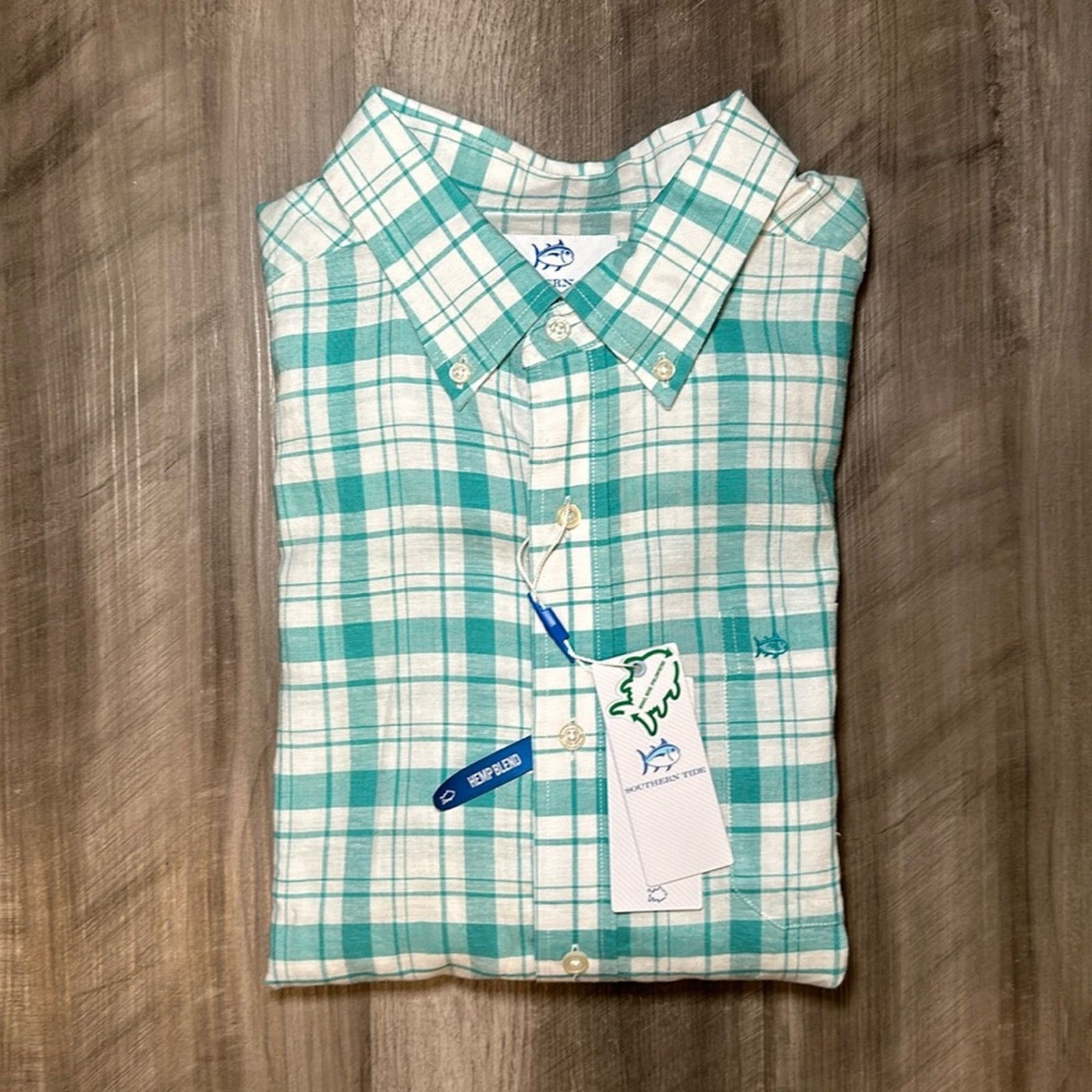Southern Tide Southern Tide Hemp Blend Headland Moultrie Plaid - Large Size US L / EU 52-54 / 3 - 1 Thumbnail
