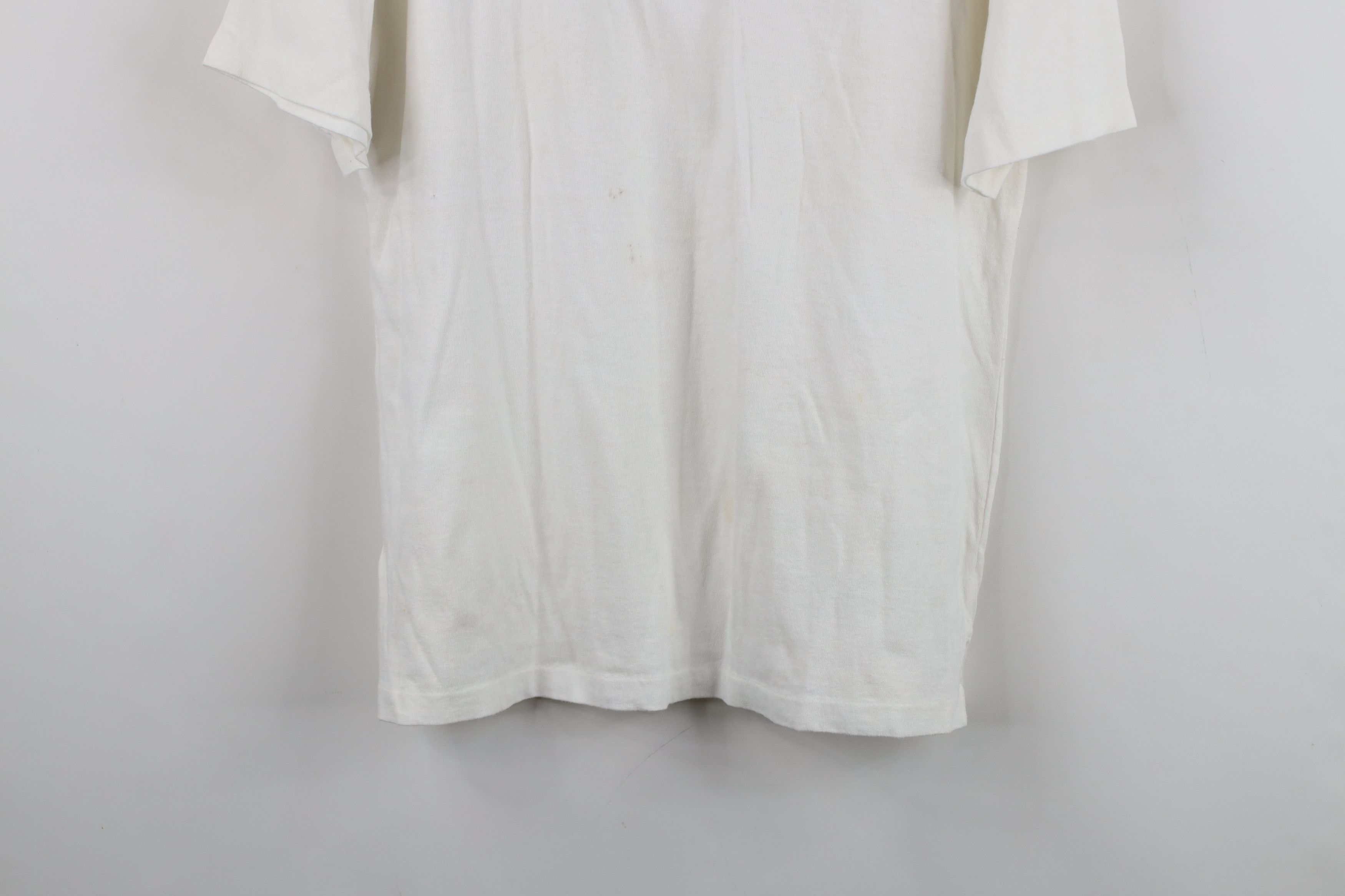 Vintage Vintage 80s 90s Spell Out Animal Farms Polo Shirt White USA Size US L / EU 52-54 / 3 - 3 Thumbnail