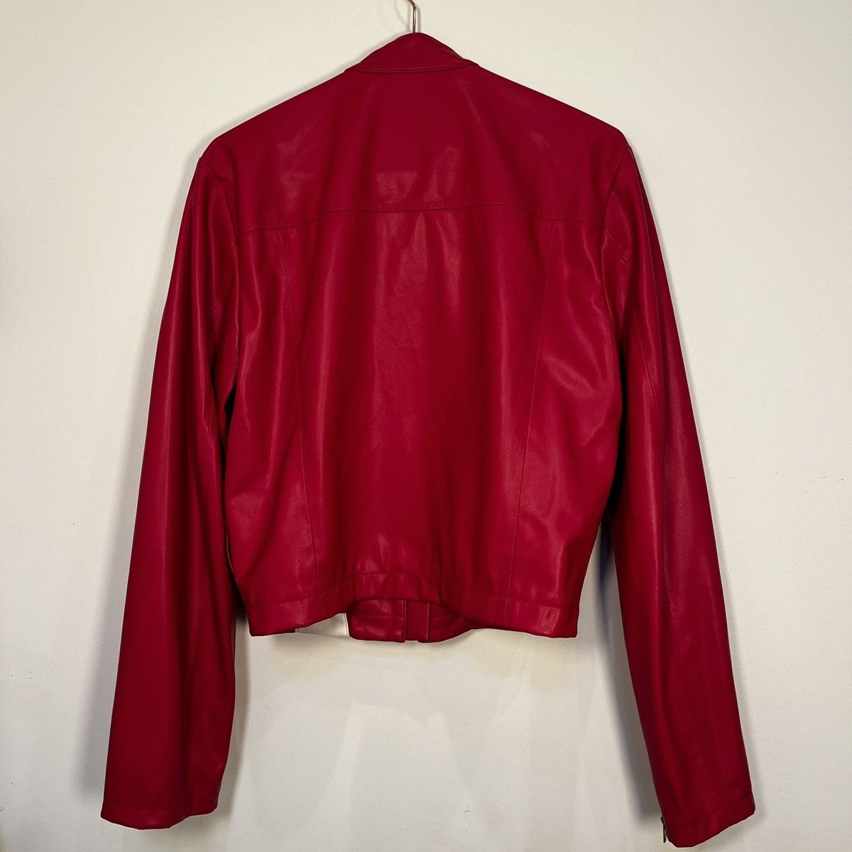 Mowalola Mowalola Faux Leather Cross Jacket (unisex) Size US L / EU 52-54 / 3 - 21 Thumbnail