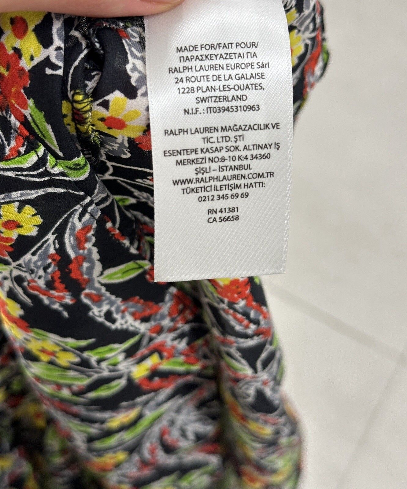 Polo Ralph Lauren Polo Ralph Lauren Silk Viscose Floral Print Dress V-neck Size M / US 6-8 / IT 42-44 - 13 Thumbnail