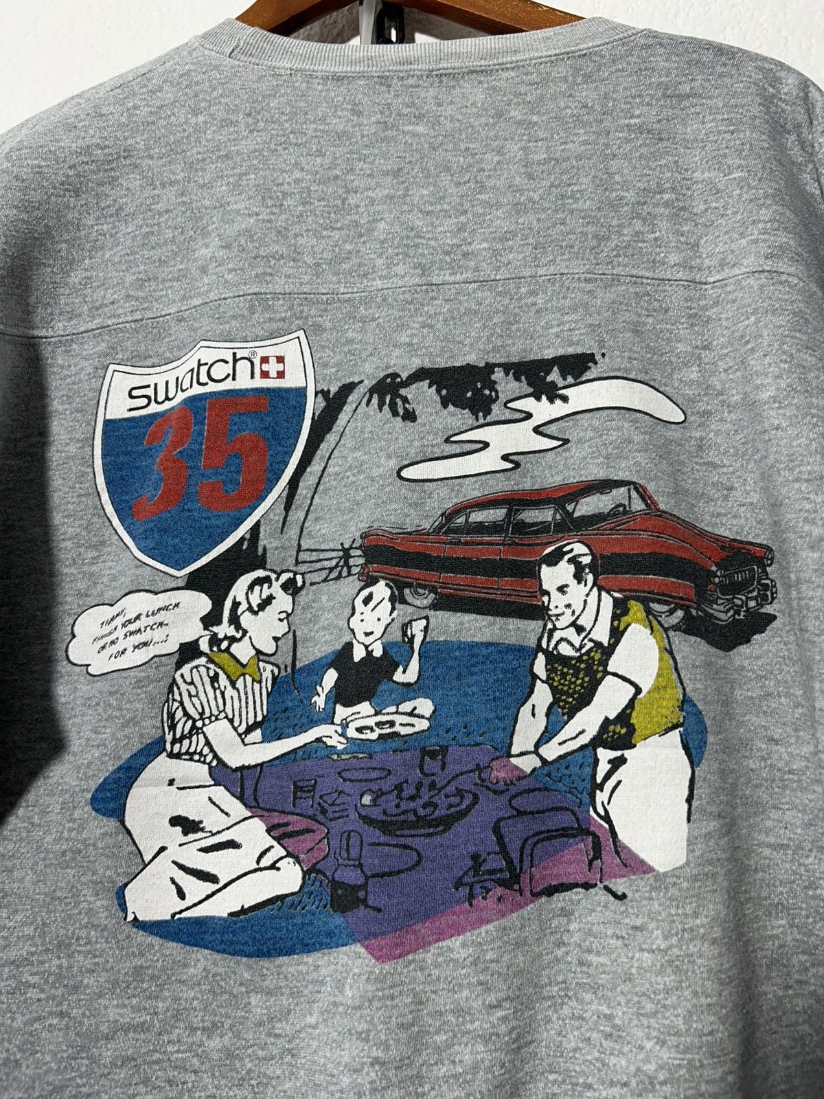 Swatch × Vintage 90’s Swatch Pullover Size US L / EU 52-54 / 3 - 4 Thumbnail