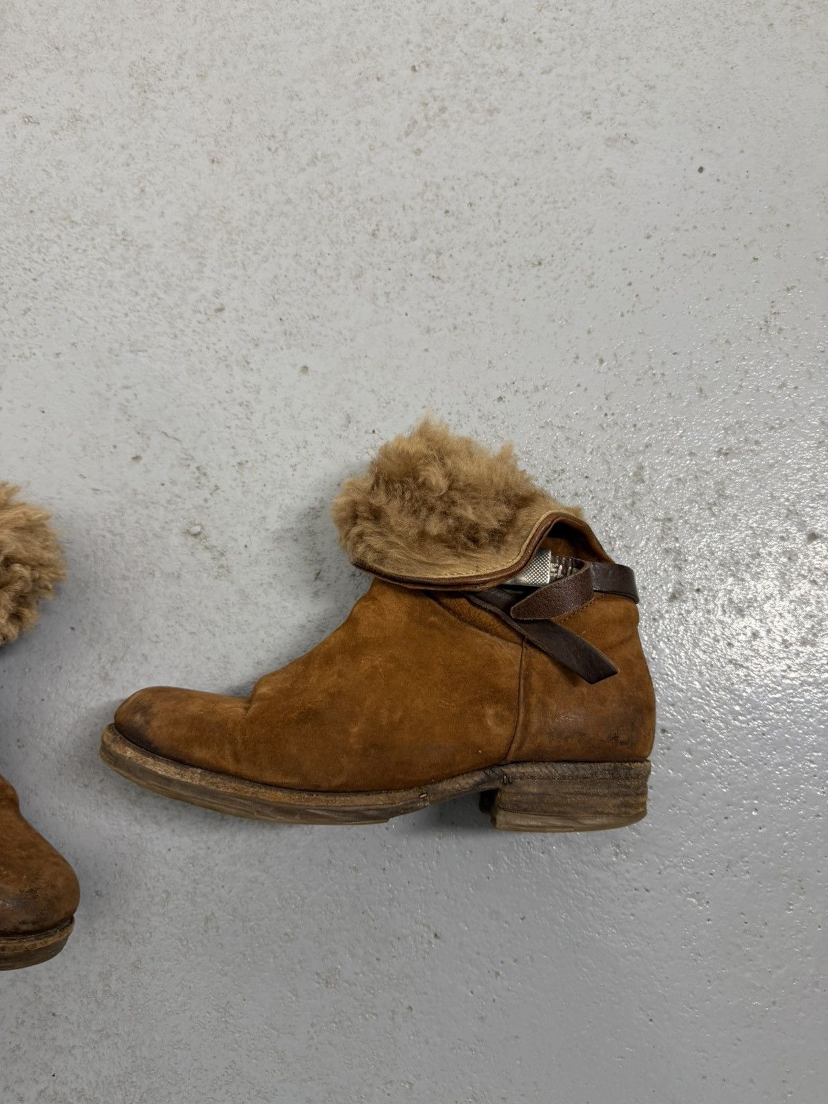 A.S.98 Avant-garde A.S.98 Fur Nubuk Leather Boots Size US 7 / EU 40 - 2 Thumbnail