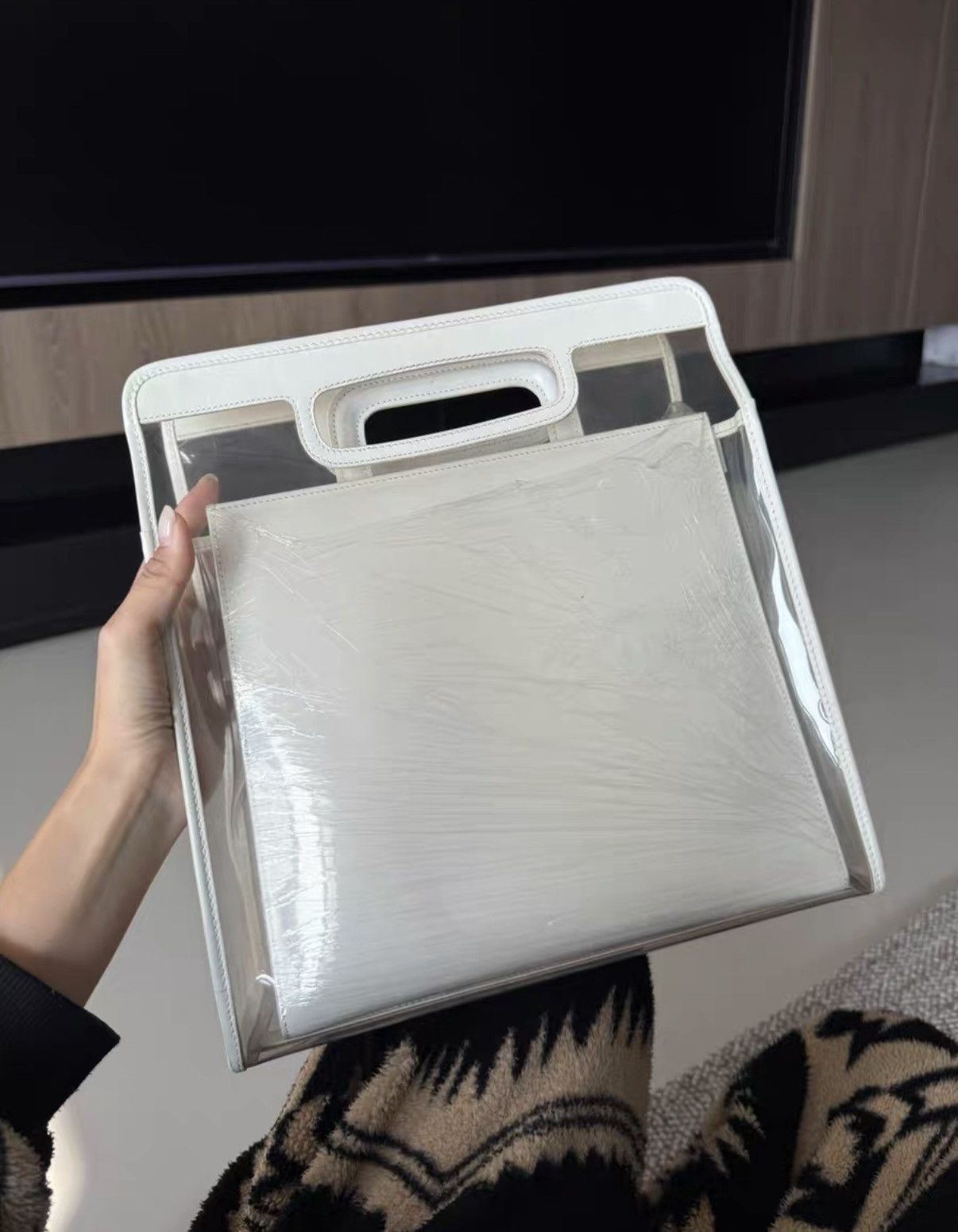 Gucci Gucci Transparent Tote Dual-purpose Handbag J36 Size ONE SIZE - 3 Thumbnail