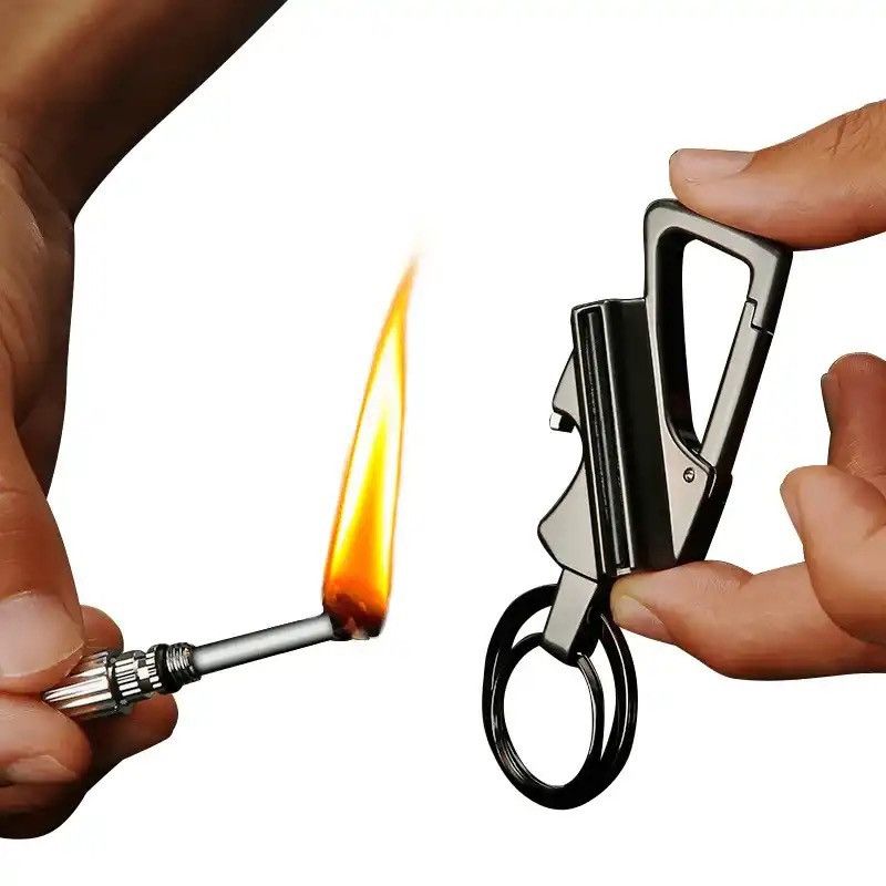 Vintage Keychain Kerosene Lighter Torch Cigarette Lighters Size ONE SIZE - 1 Thumbnail