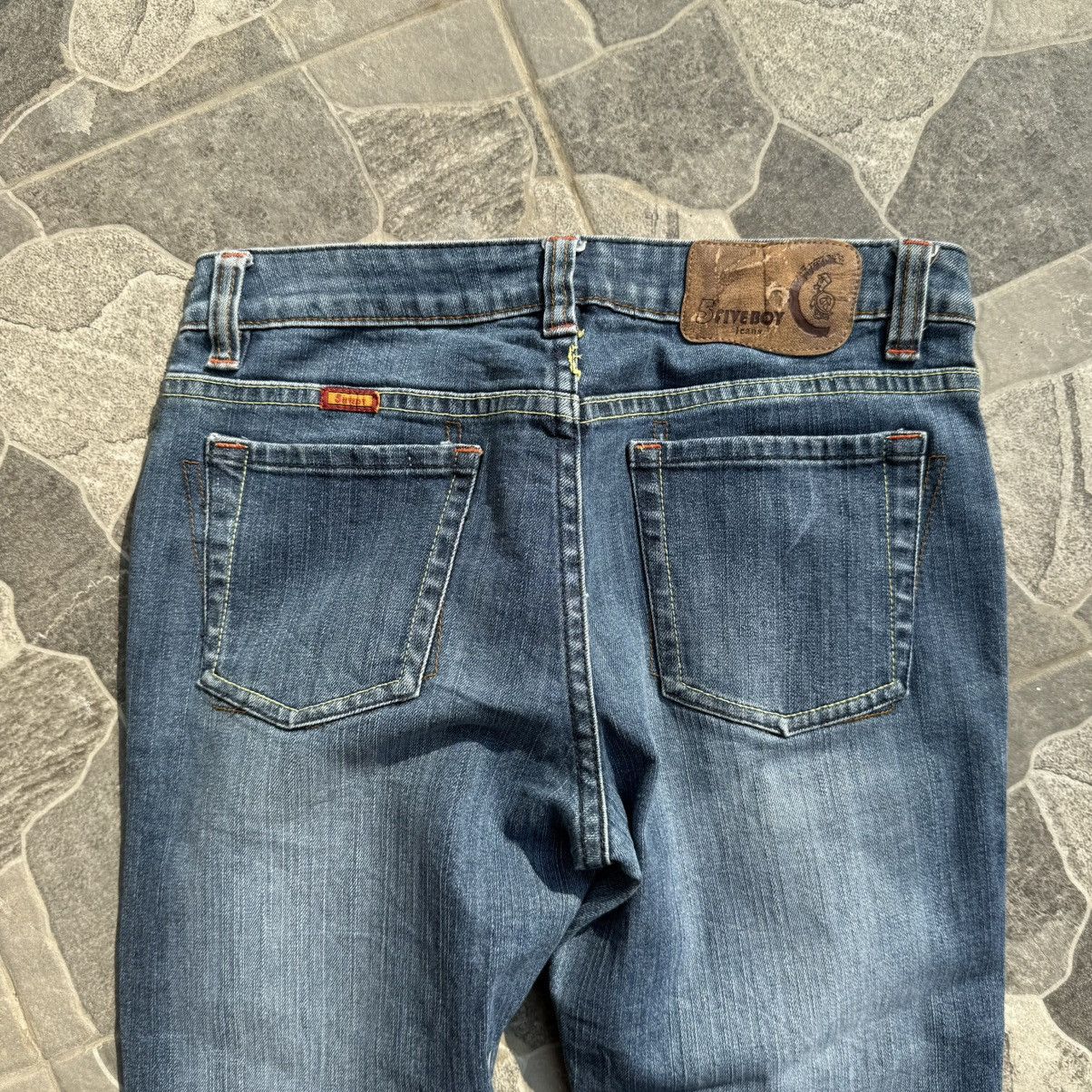 Japanese Brand Five Boy Resistant Bot Cut Denim Size 30" / US 8 / IT 44 - 7 Thumbnail