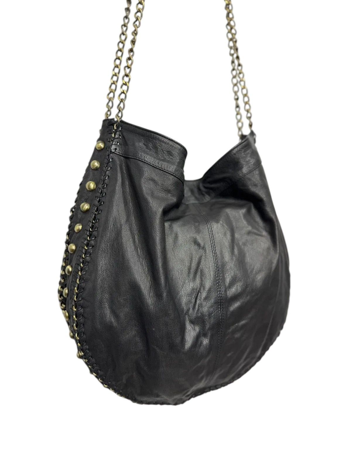 14th Addiction Leather Bag AS 98 style Vintage Metal Sling Bag Gothic GOA Size ONE SIZE - 4 Thumbnail
