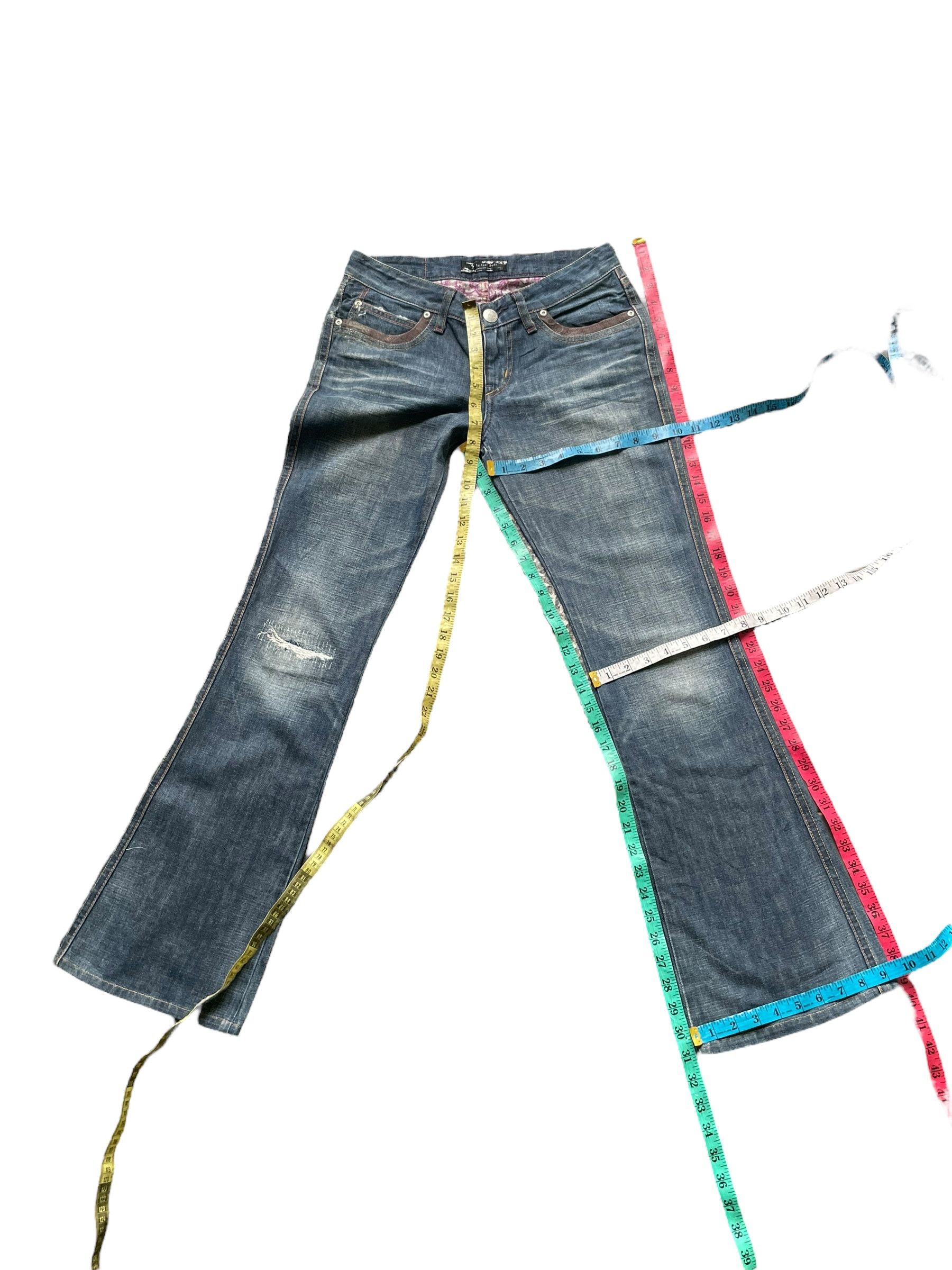 Levi's Vintage Flare Levis Perfect Body Distresed Denim Size 30" / US 8 / IT 44 - 9 Thumbnail