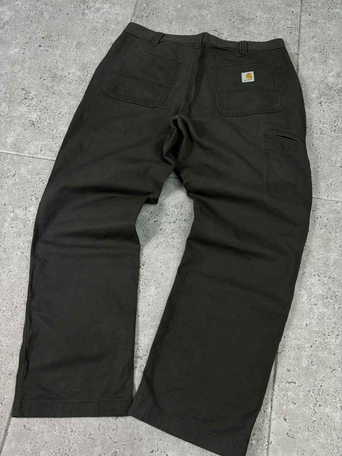 Carhartt × Vintage Crazy vintage y2k carhartt grey baggy denim pants japanese Size US 36 / EU 52 - 2 Thumbnail