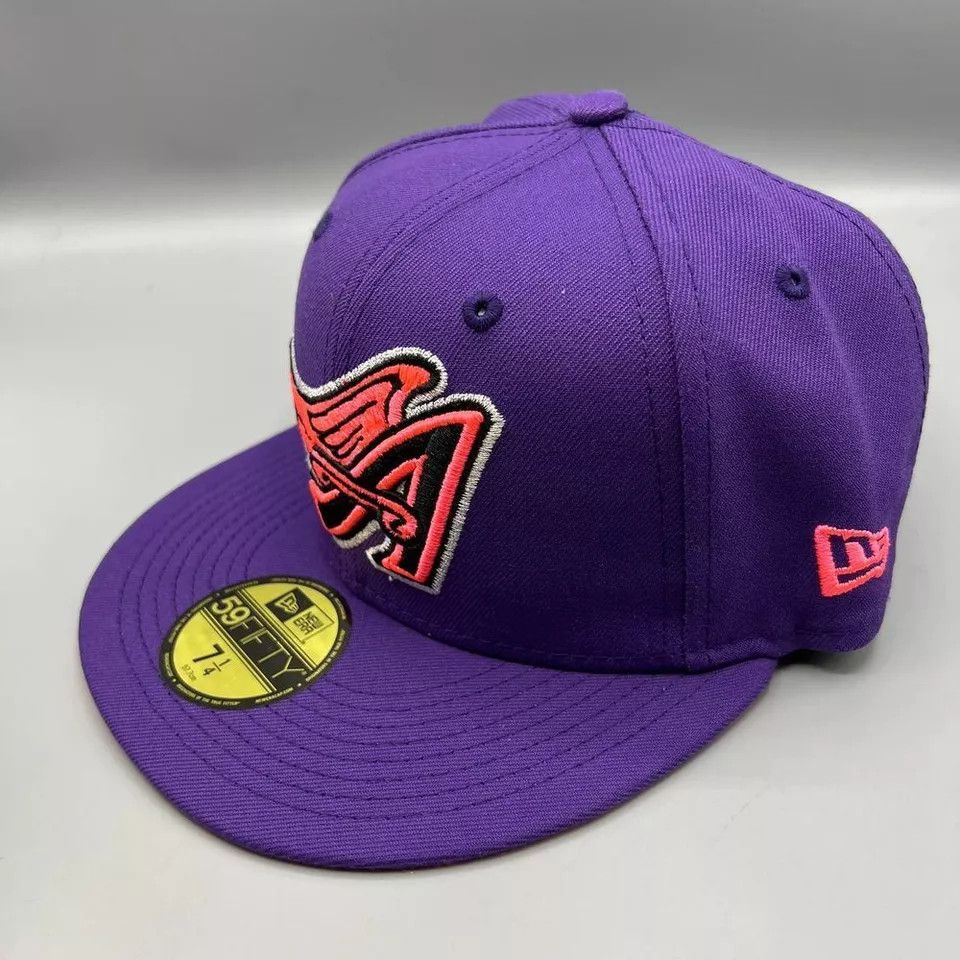 Los Angeles LA Angels Hat Men 1/4 59Fifty New Era Fitted
