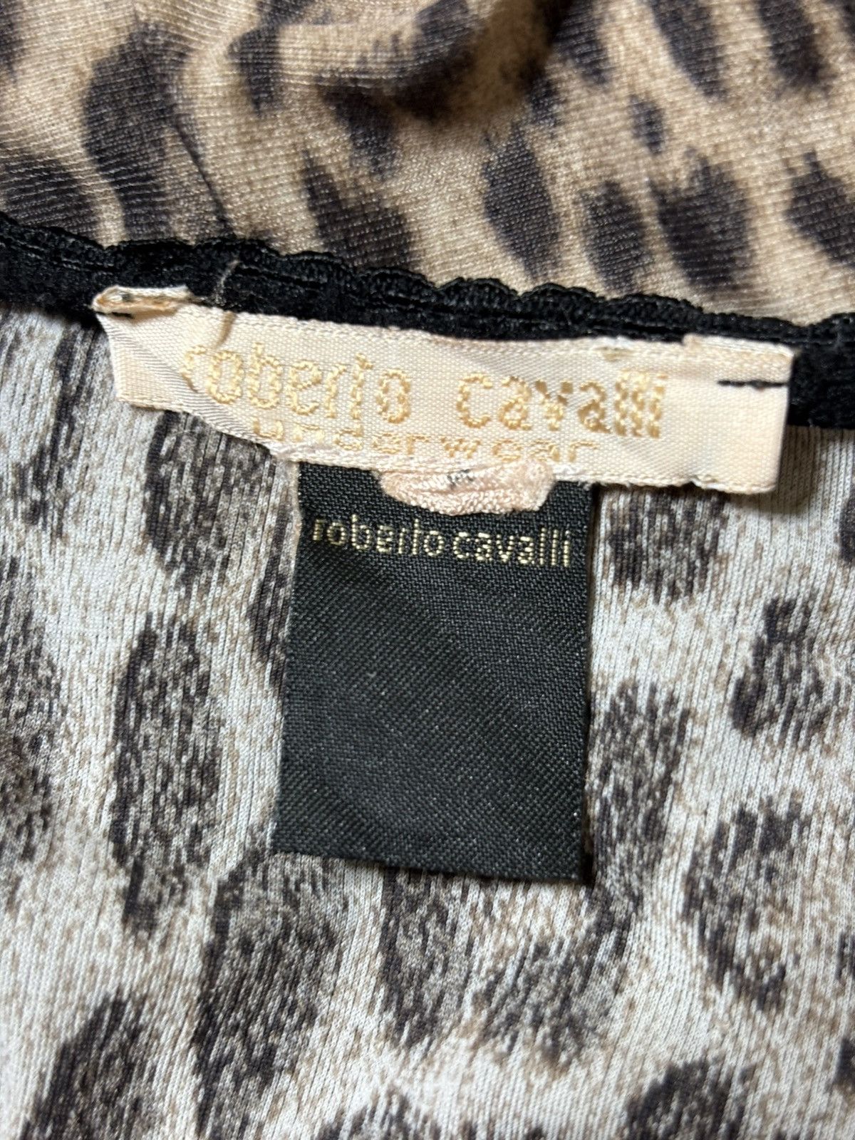 Roberto Cavalli Roberto Cavalli - Leopard Underwear Tee Size M / US 6-8 / IT 42-44 - 6 Thumbnail