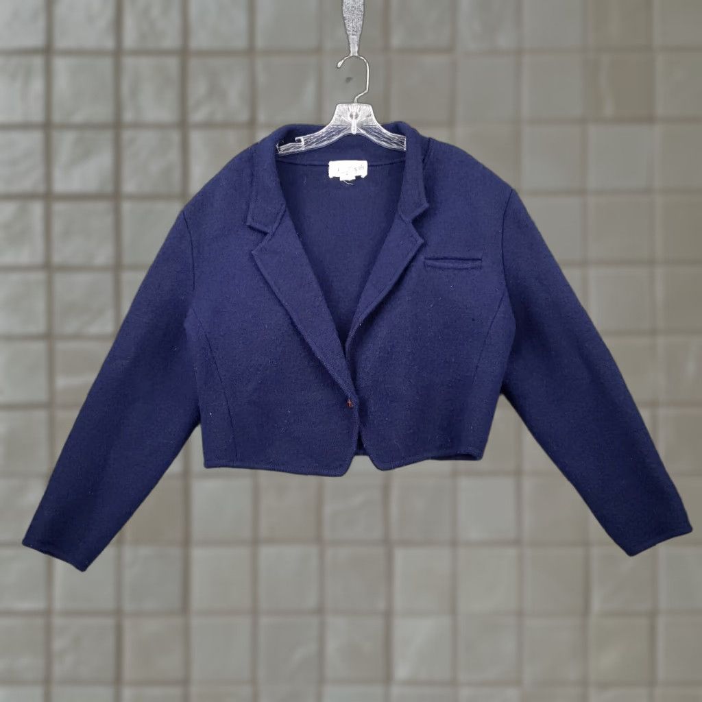 Lands' End × Vintage Vintage 90s Lands End Blank Cotton Knit