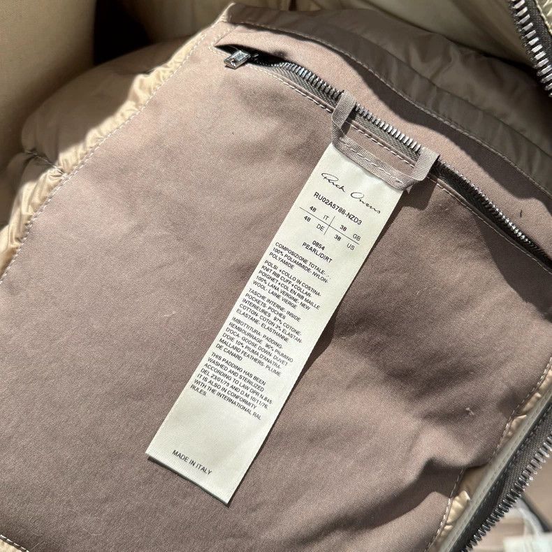 Rick Owens Rick Owens Colorblock Down Jacket-2508 Size US L / EU 52-54 / 3 - 5 Thumbnail