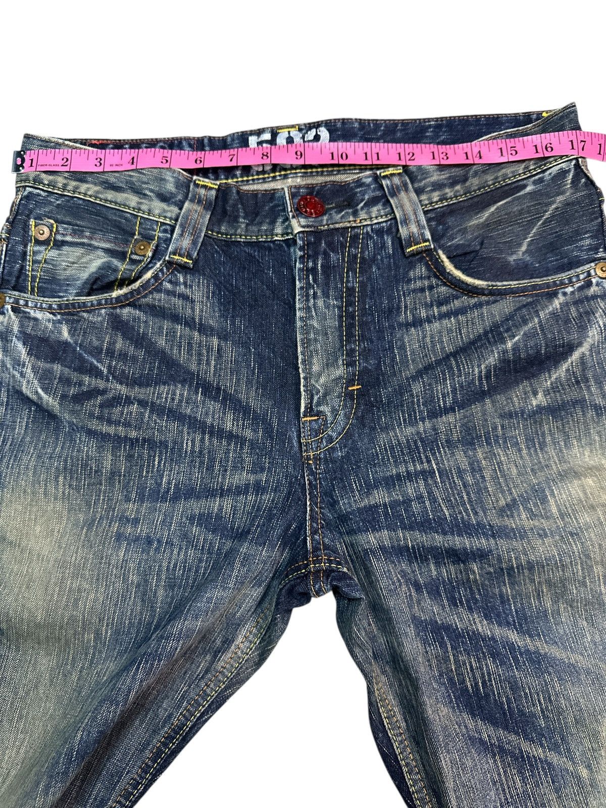 Kapital Vintage Edwin 503 Blue Trip Made In Japan . Size US 34 / EU 50 - 6 Thumbnail