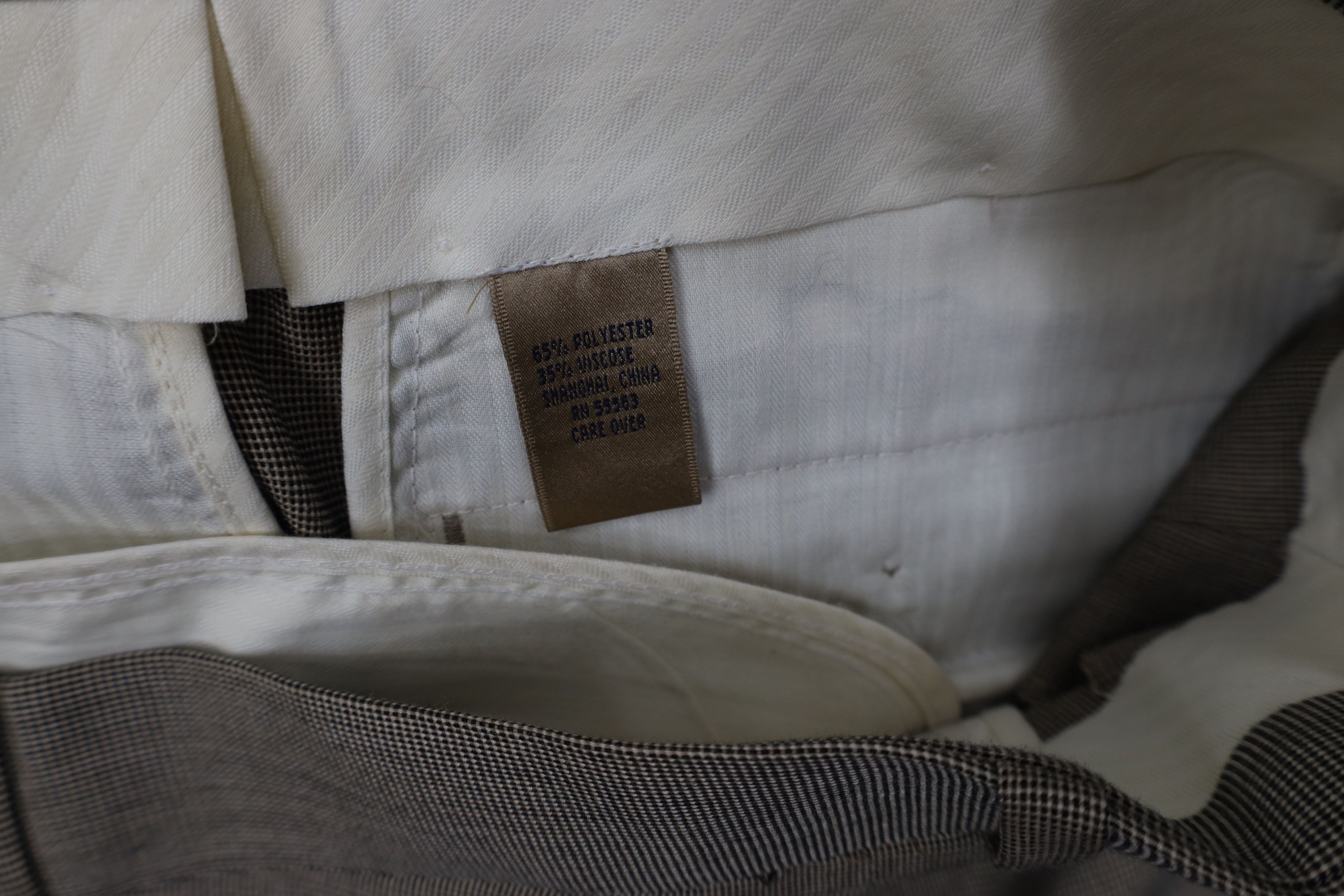 Vintage Vintage 90s Streetwear Cuffed Wide Leg Chino Pants Beige Size US 34 / EU 50 - 6 Thumbnail