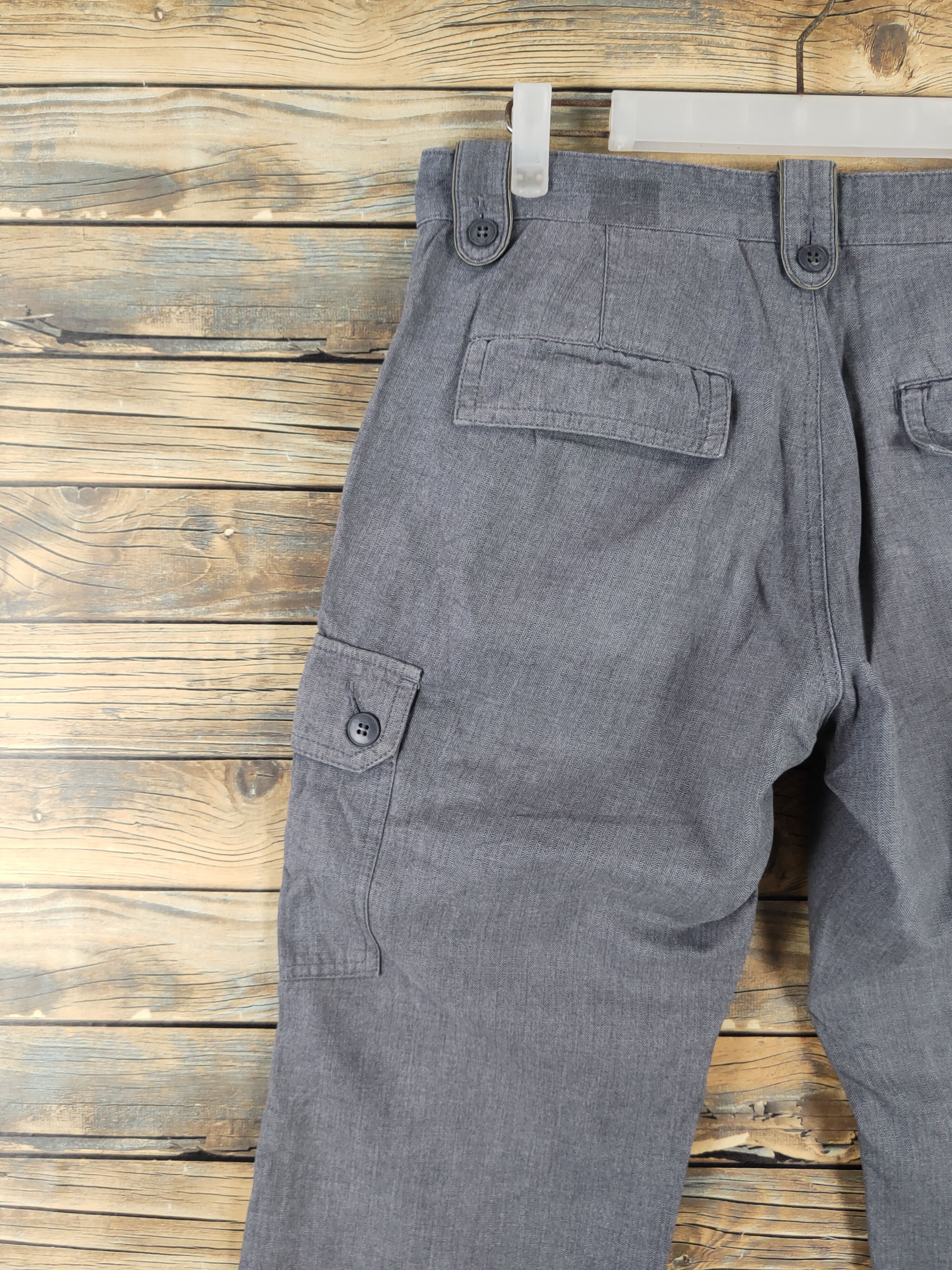 Melrose Melrose Dark Gray Multipocket Tactical Cargo Pants #W1892 Size US 31 - 8 Thumbnail