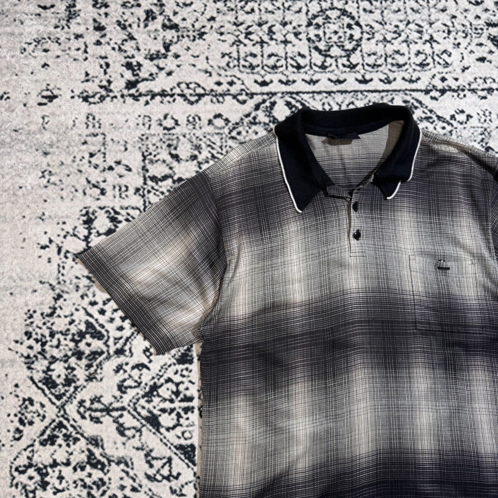 Carlo Colucci × Vintage Vintage Carlo Colluci Unisex Gray Cotton Polo Shirt Size L Size US L / EU 52-54 / 3 - 4 Thumbnail