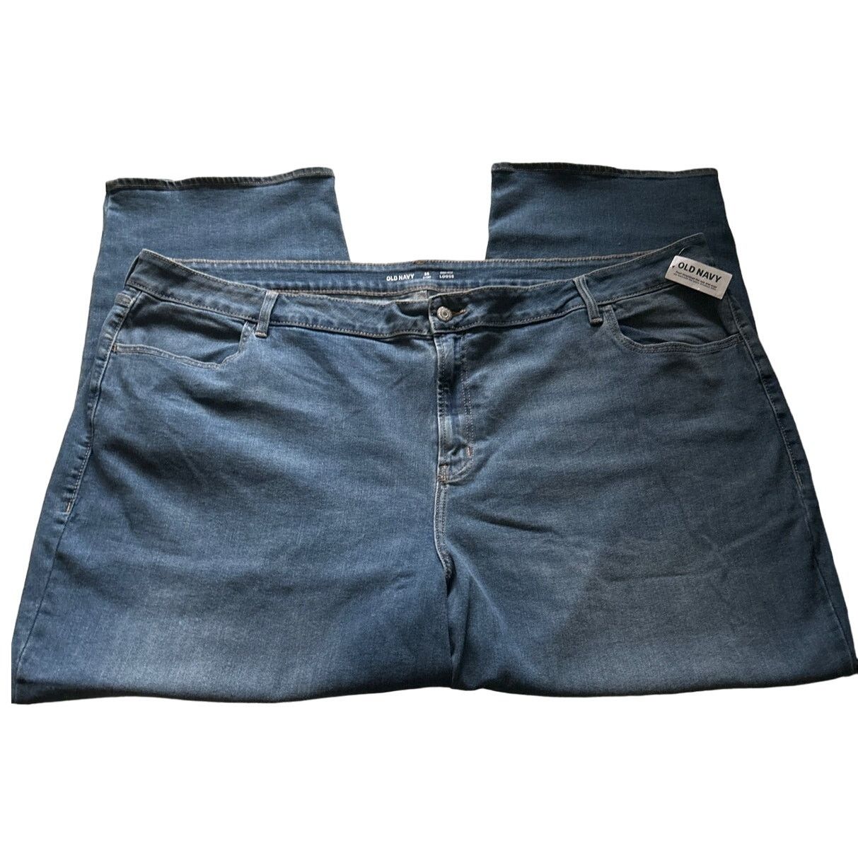 Old Navy Old Navy Womens Blue denim High Rise Loose Short Pants 28 Size 26" / US 2 / IT 38 - 2 Thumbnail