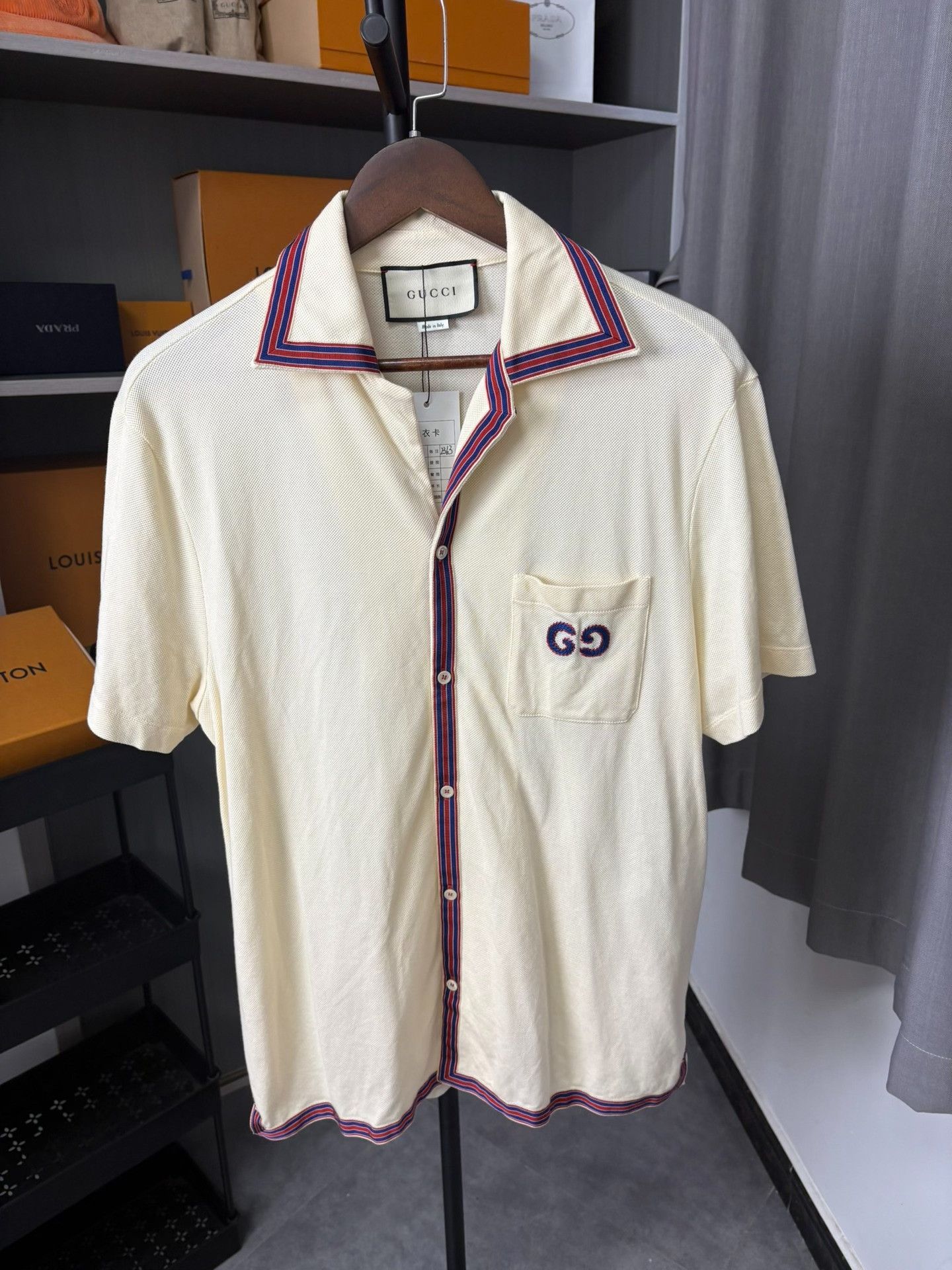 Gucci Gucci White Shirt M Men Size US M / EU 48-50 / 2 - 1 Thumbnail