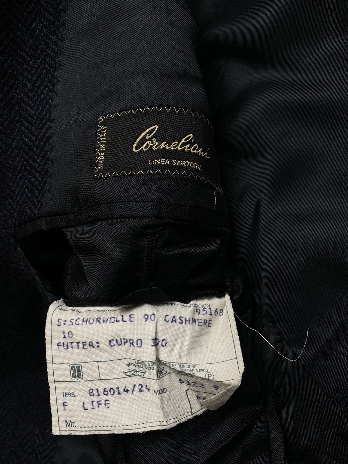 Corneliani 🚨 Corneliani vintage wool cashmere blazer jacket man Size 46R - 6 Thumbnail