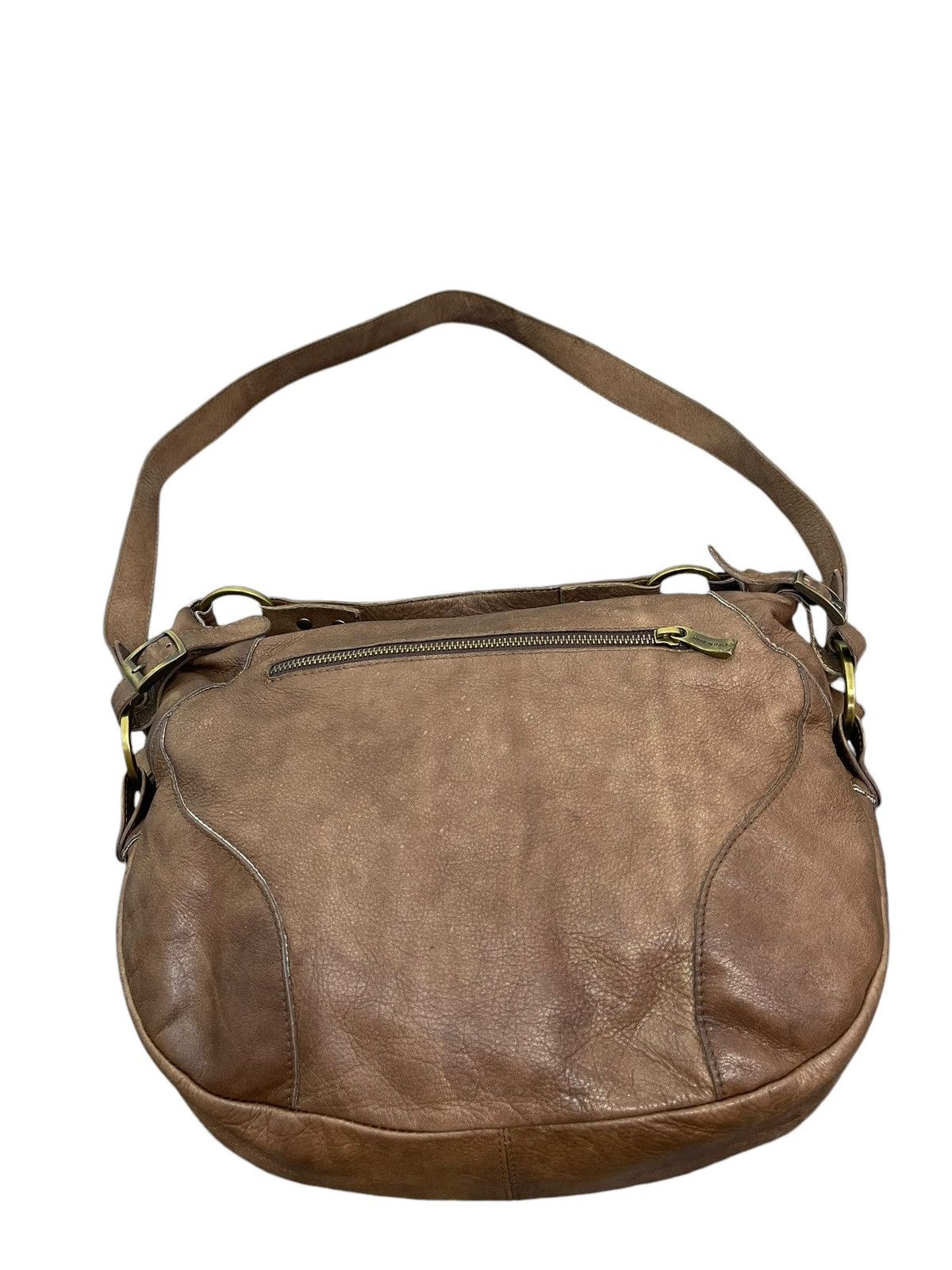 Leather Full Leather Limpronta Italy Tote Shoulder Bag 5🟩 Size ONE SIZE - 5 Thumbnail