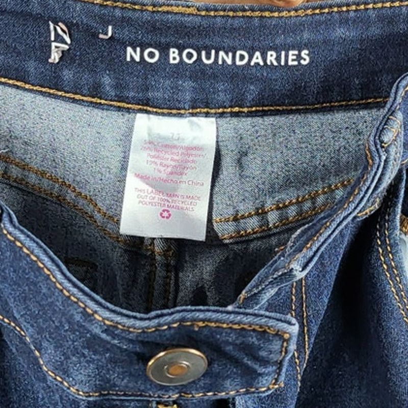 Other No Boundaries Straight Leg Stretch Jeans Dark Blue Size 11 Size 30" / US 8 / IT 44 - 5 Thumbnail