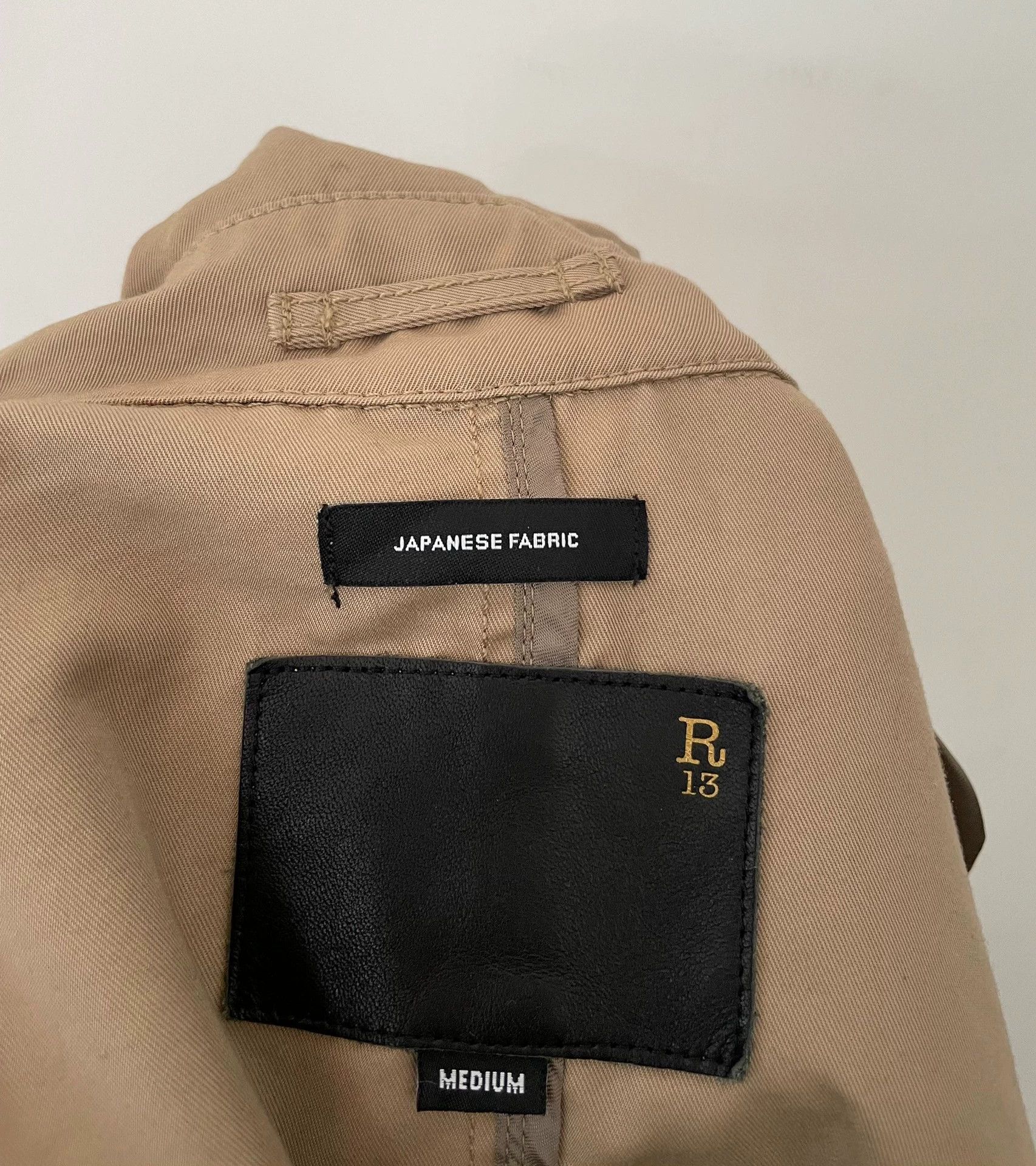 R13 R13 Unisex Double-Breasted Trench Coat Size L / US 10 / IT 46 - 6 Thumbnail