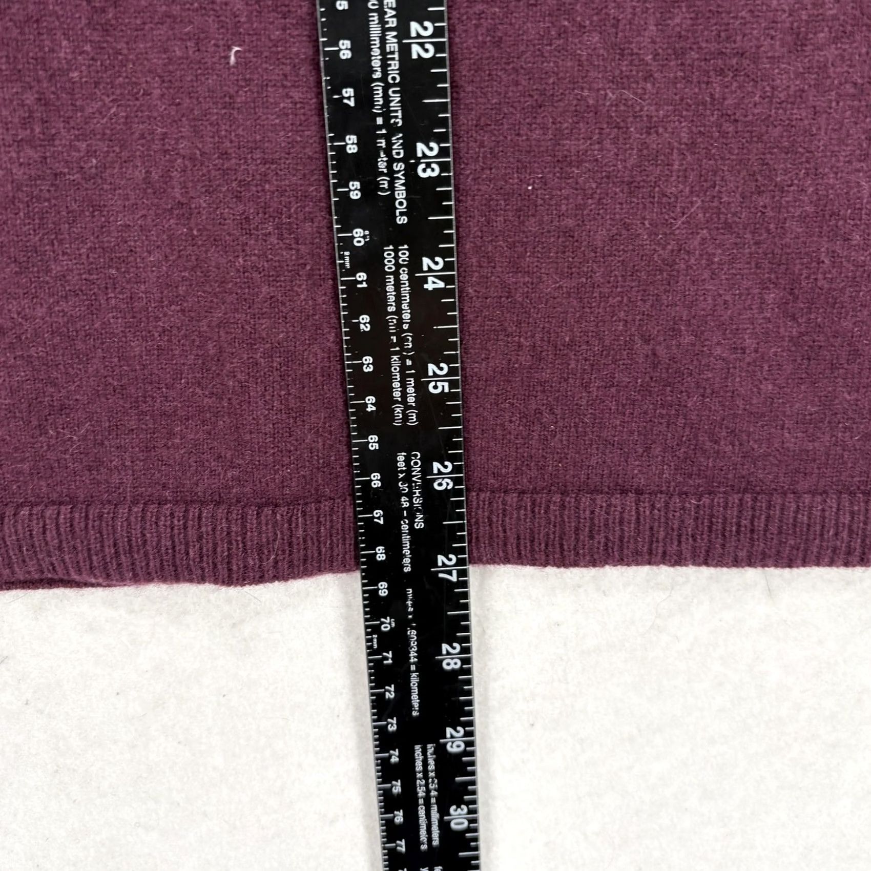 Talbots Talbots Sweater Tunic Womens 1X Purple 100% Cashmere Cowl Neck Knit Pullover TS Tunic Women Plus Size 1X Purple Cashmere Cowl Neck Knit Pullover Size XL / US 12-14 / IT 48-50 - 6 Thumbnail
