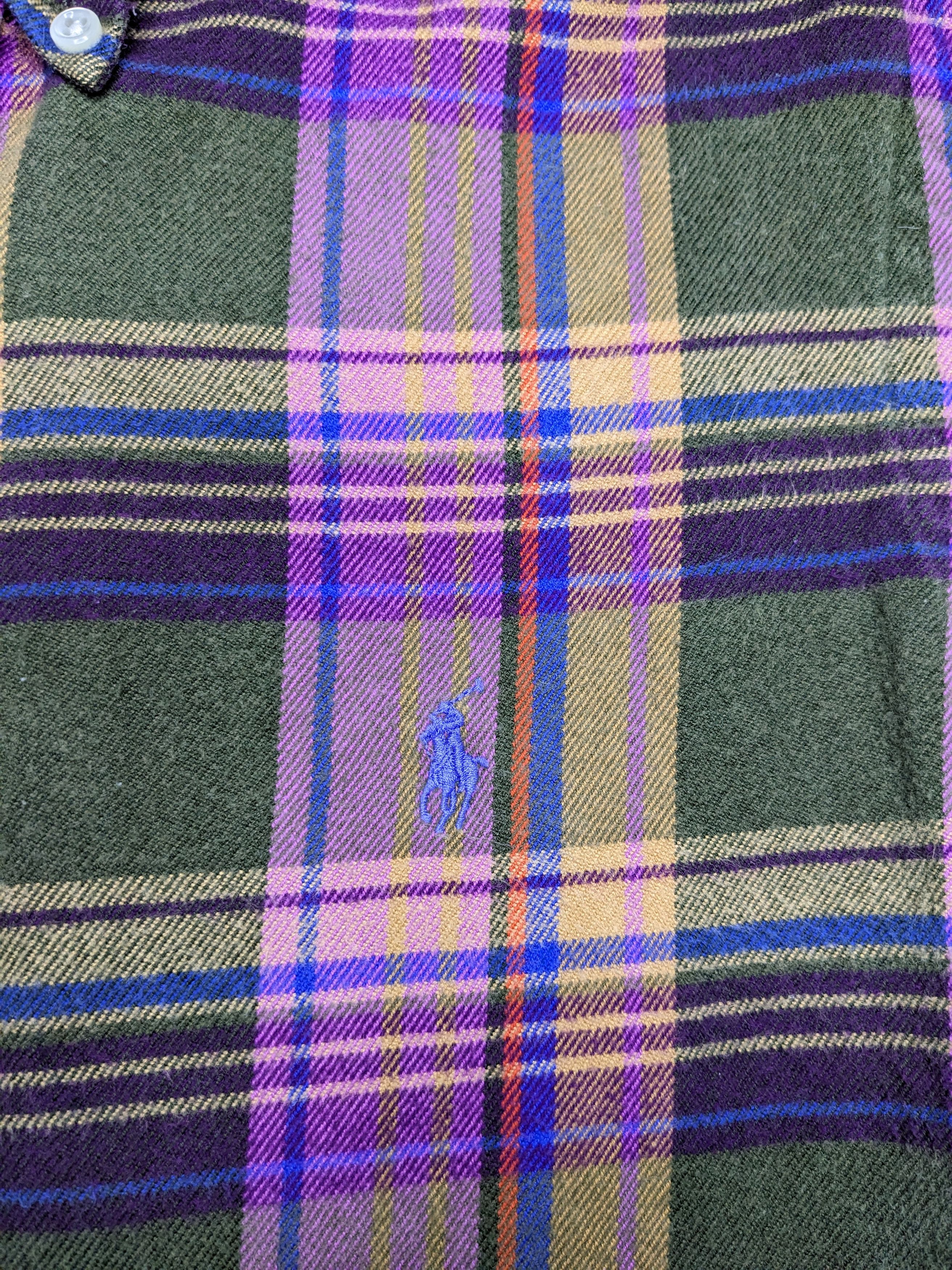 Polo Ralph Lauren Polo Ralph Lauren Flannel Plaid Shirt Mens Small Pony Size US S / EU 44-46 / 1 - 4 Thumbnail