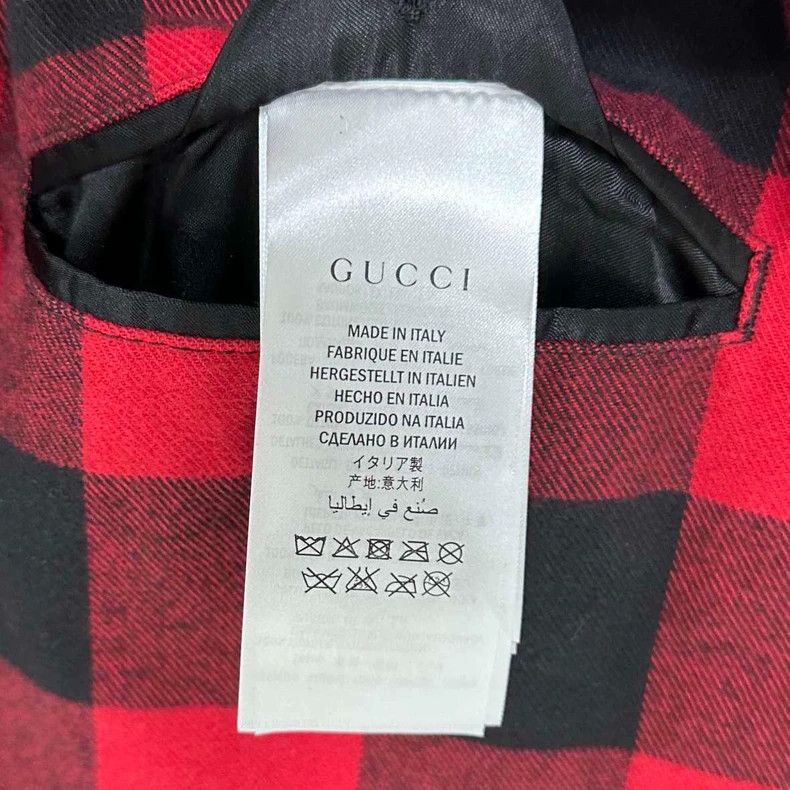 Gucci Gucci Hand-painted graffiti bobcat rivet denim jacket Size US M / EU 48-50 / 2 - 5 Thumbnail