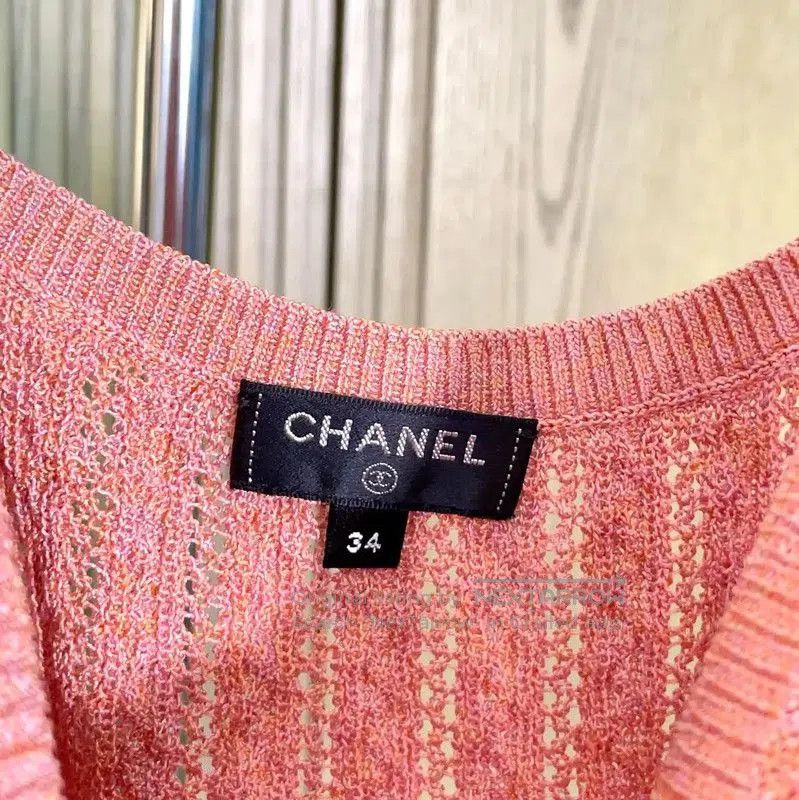 Chanel Chanel Pink Silk Summer Sleeveless Top . Size S / US 4 / IT 40 - 7 Thumbnail