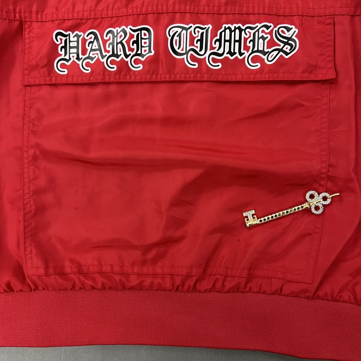 Forever 21 HARD TIMES red half zip hoodie Size US XL / EU 56 / 4 - 4 Thumbnail