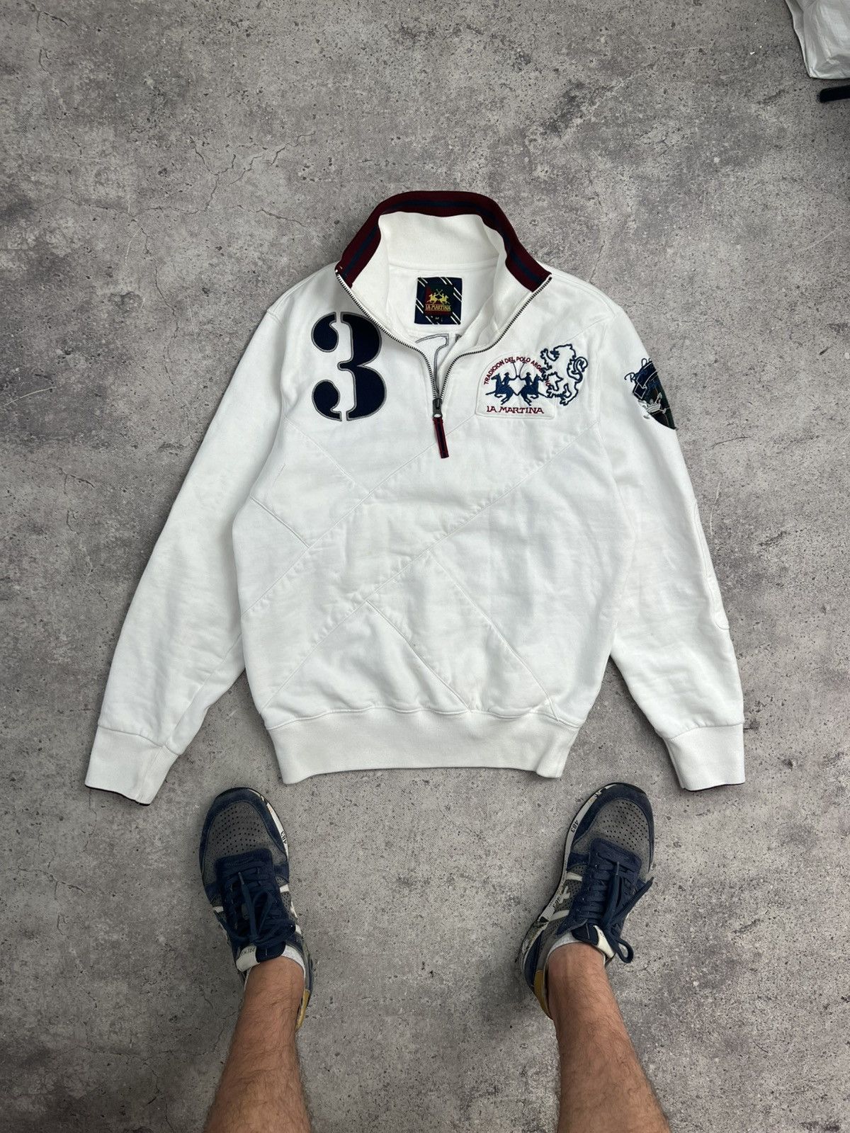 La Martina Vintage La-Martina Zip-Up #3 (Hoodie) Size US M / EU 48-50 / 2 - 1 Thumbnail