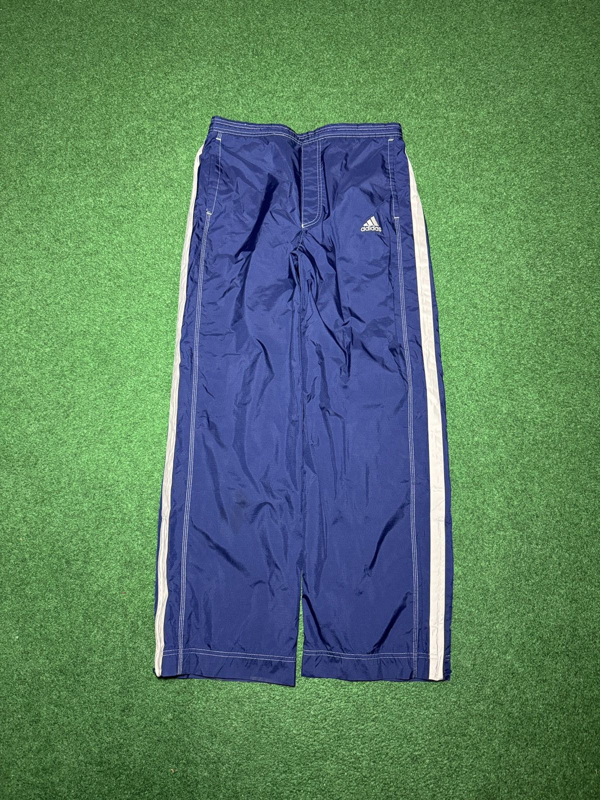 Adidas Vintage Adidas Y2K Korn Era Baggy Grunge L Sweatpants Size US 33 - 1 Thumbnail