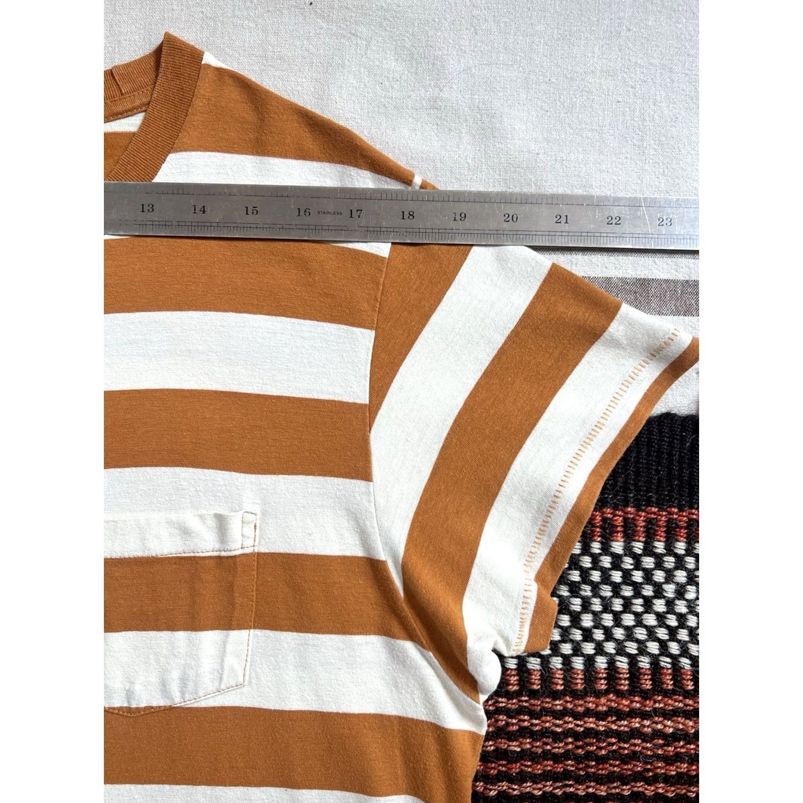 Levi's Levi's Vintage Clothing LVC T-Shirt L Breton Stripe Single Stitch 50s Sportswear Size US L / EU 52-54 / 3 - 7 Thumbnail