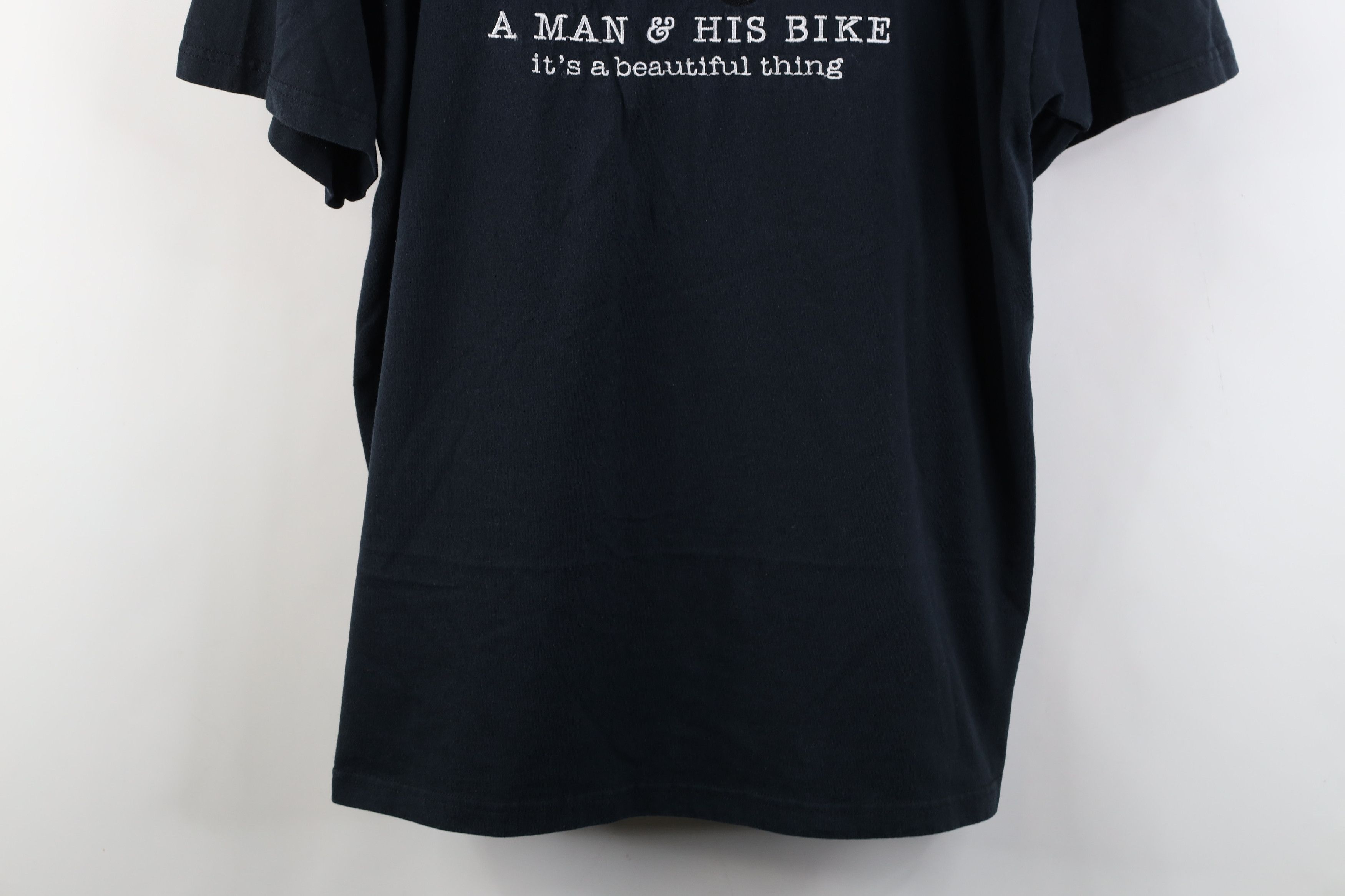 Vintage Vintage 90s Bike It's A Beautiful Thing Motorcycle T-Shirt Size US XL / EU 56 / 4 - 3 Thumbnail